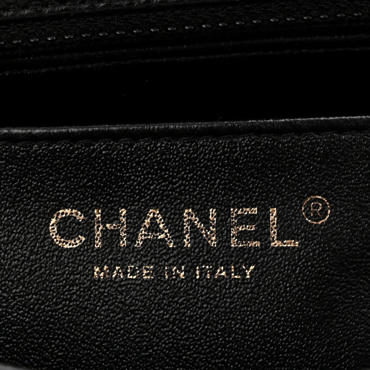 Caviar Quilted Mini Rectangular Flap Black