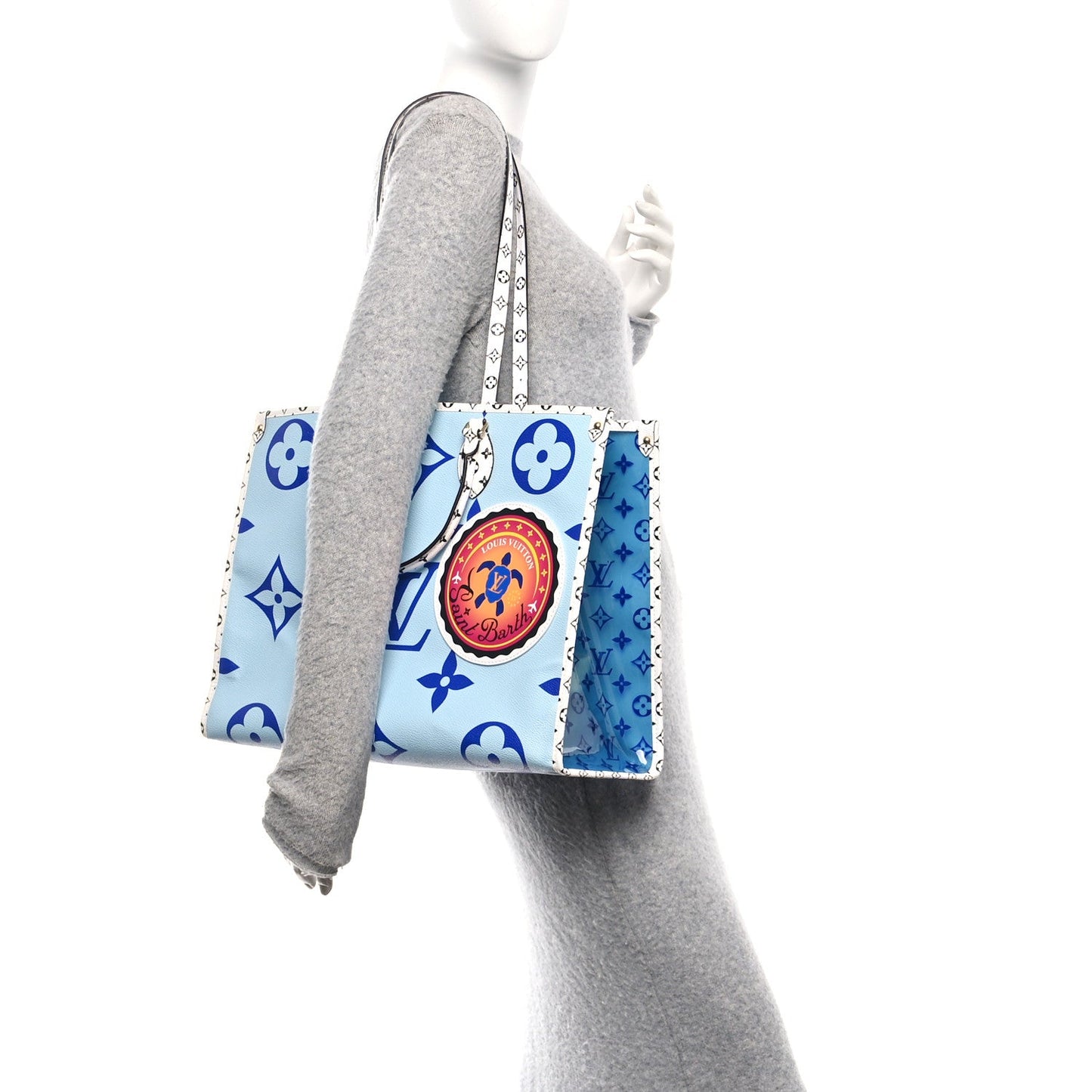 Monogram Giant Saint Barth Onthego Blue