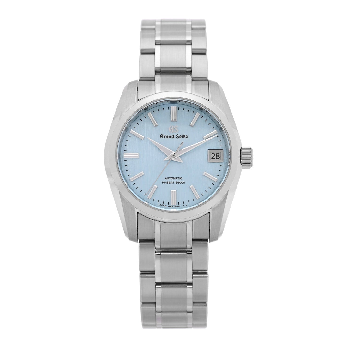 Stainless Steel 38mm Heritage Collection Automatic Watch Blue SBGH347G