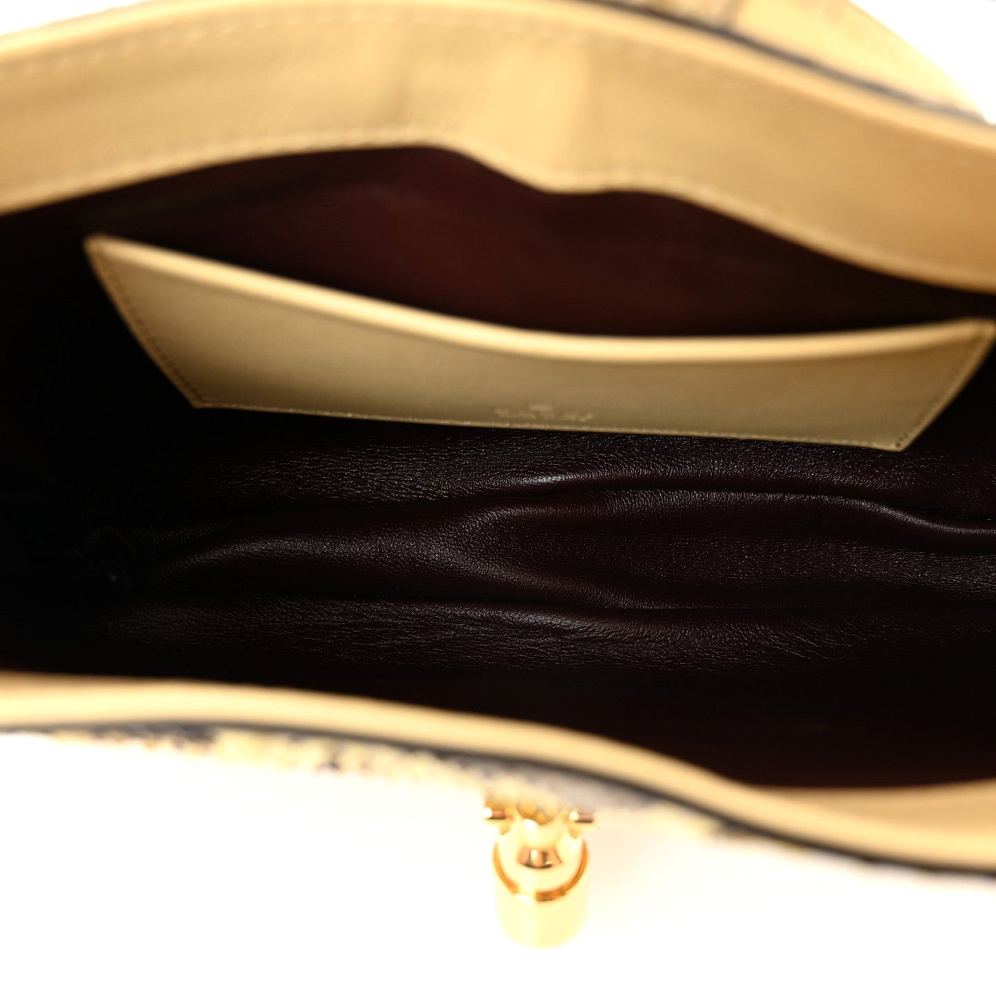 Snakeskin Mini Jackie 1961 Hobo Beige