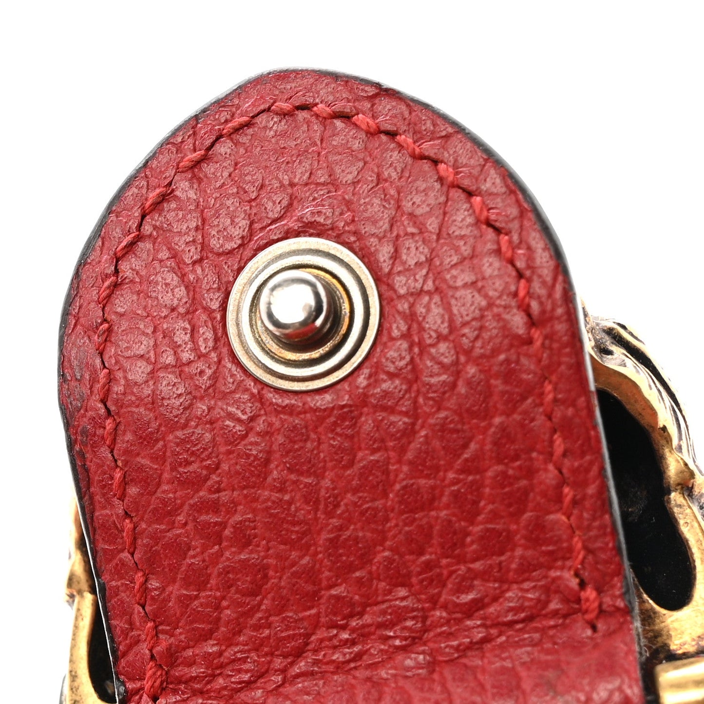 Calfskin Super Mini Dionysus Shoulder Bag Hibiscus Red