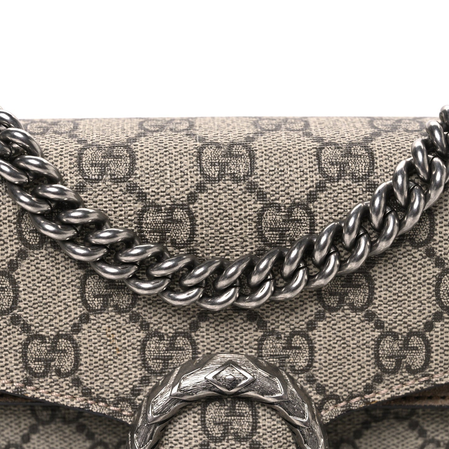 GG Supreme Monogram Mini Dionysus Shoulder Bag Taupe