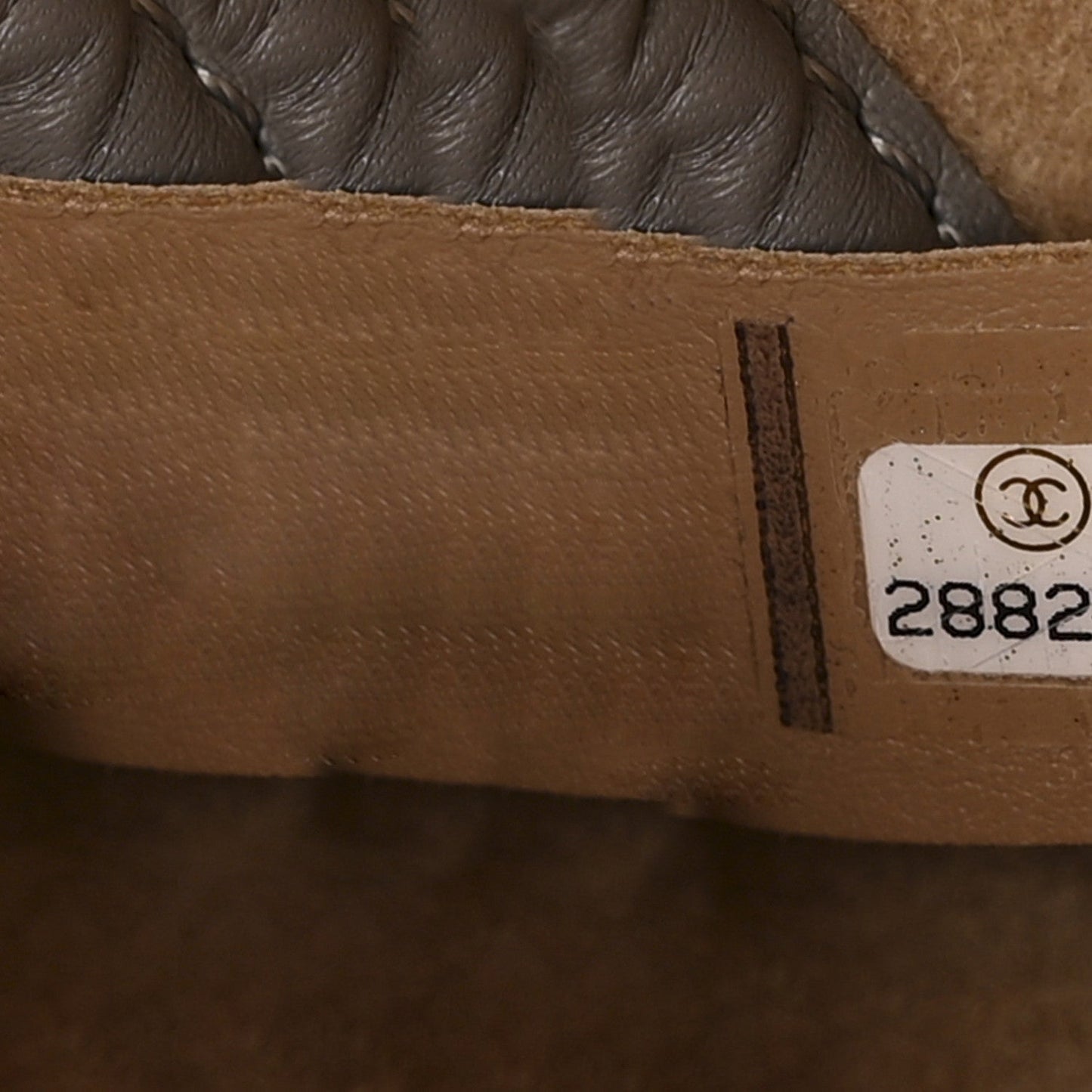 Wool Felt Large Deauville Tote Grey Beige