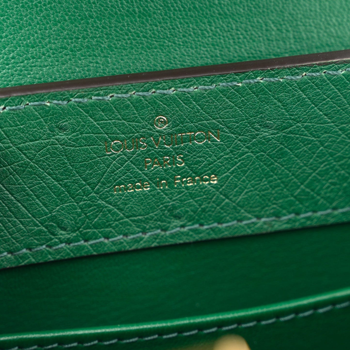 Ostrich Capucines Mini Mint