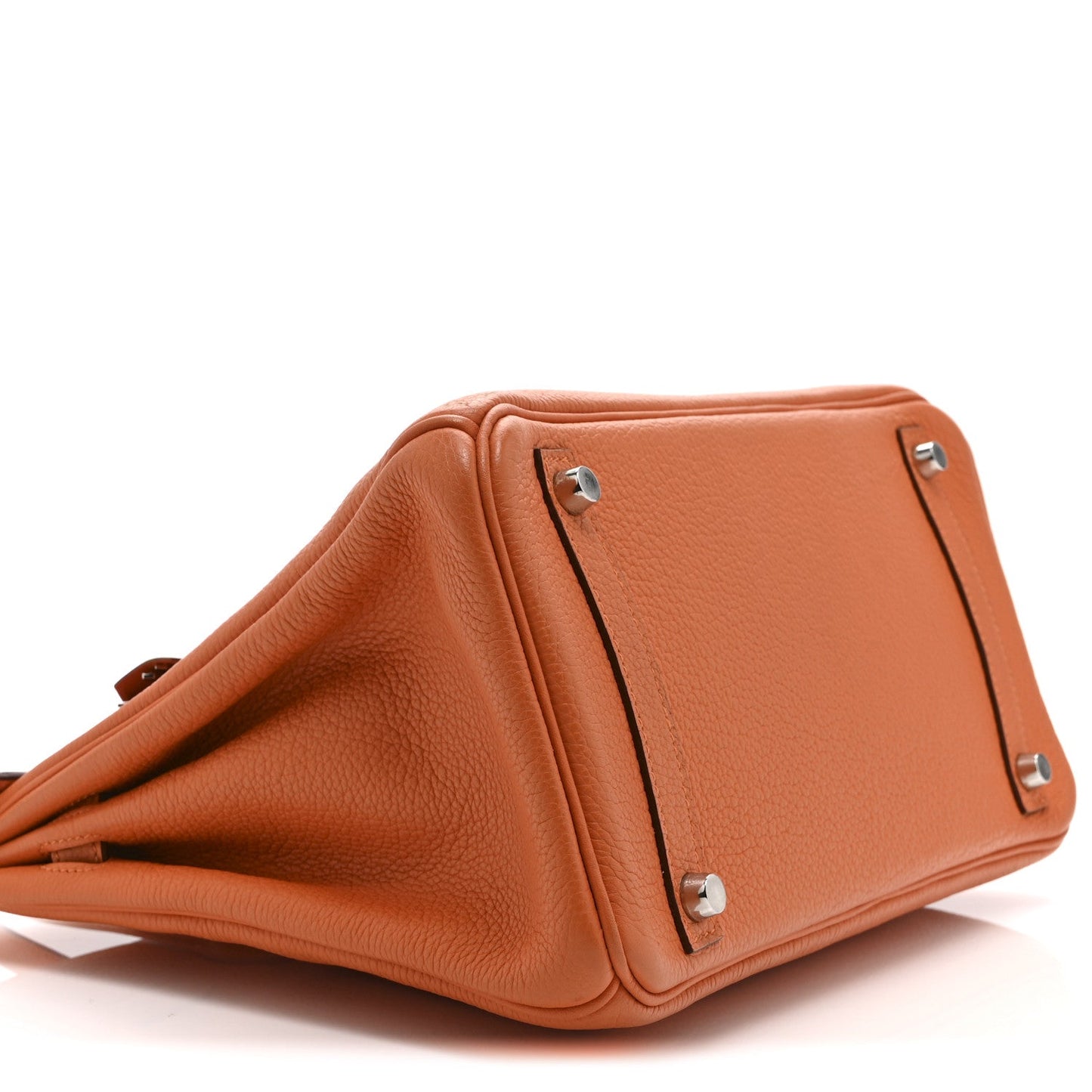 Taurillon Clemence Birkin 30 Orange