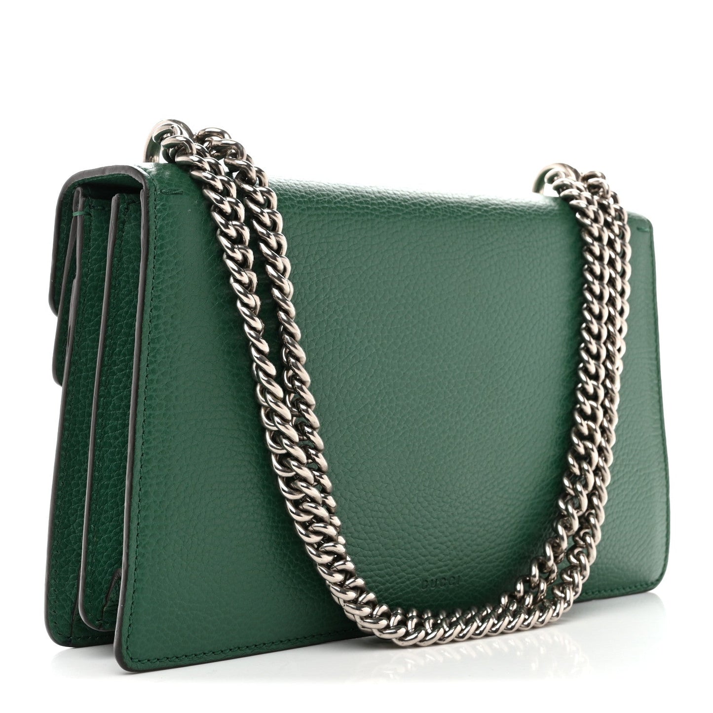 Dollar Calfskin Crystal Small Dionysus Shoulder Bag Emerald