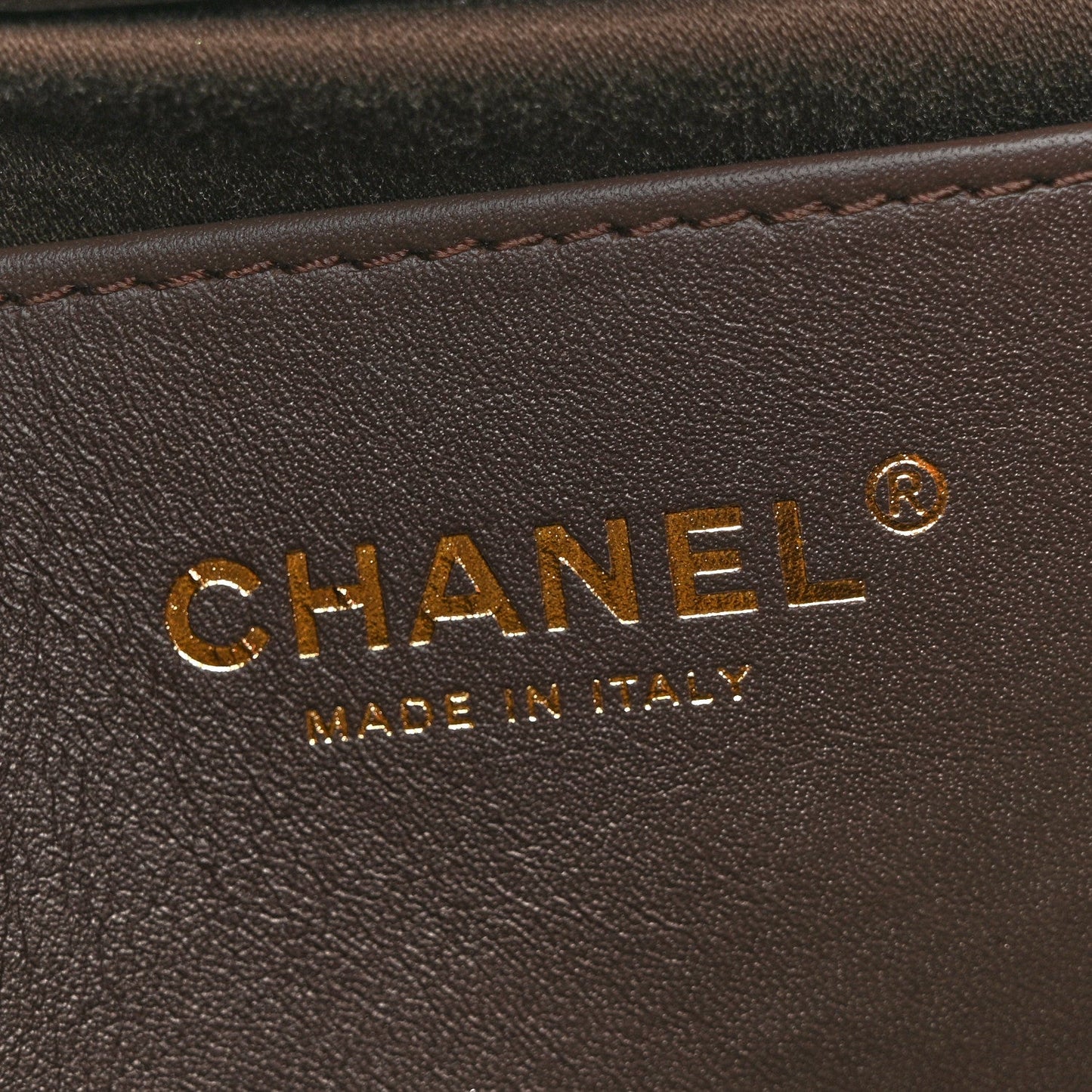 Suede Quilted Small Chanel 25 Handbag Dark Brown
