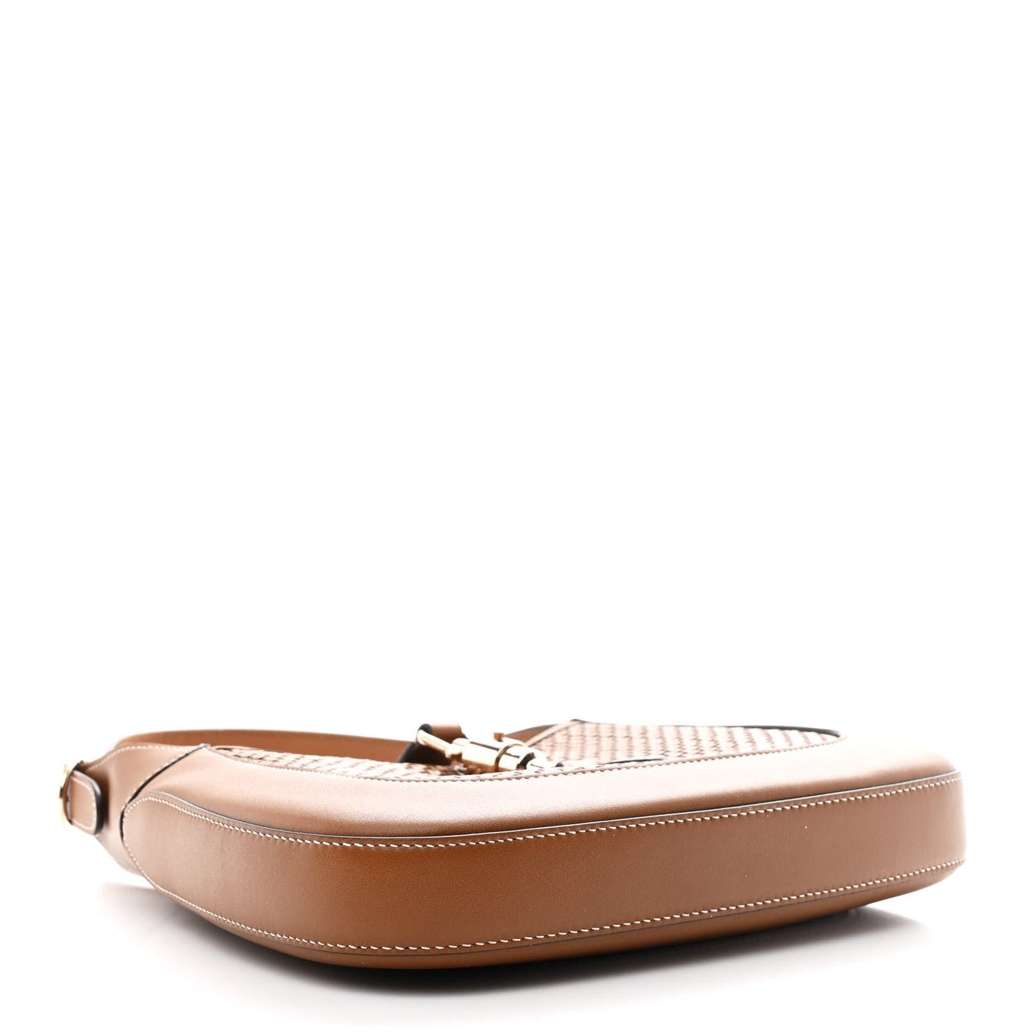 Woven Calfskin Medium Jackie 1961 Hobo Brown