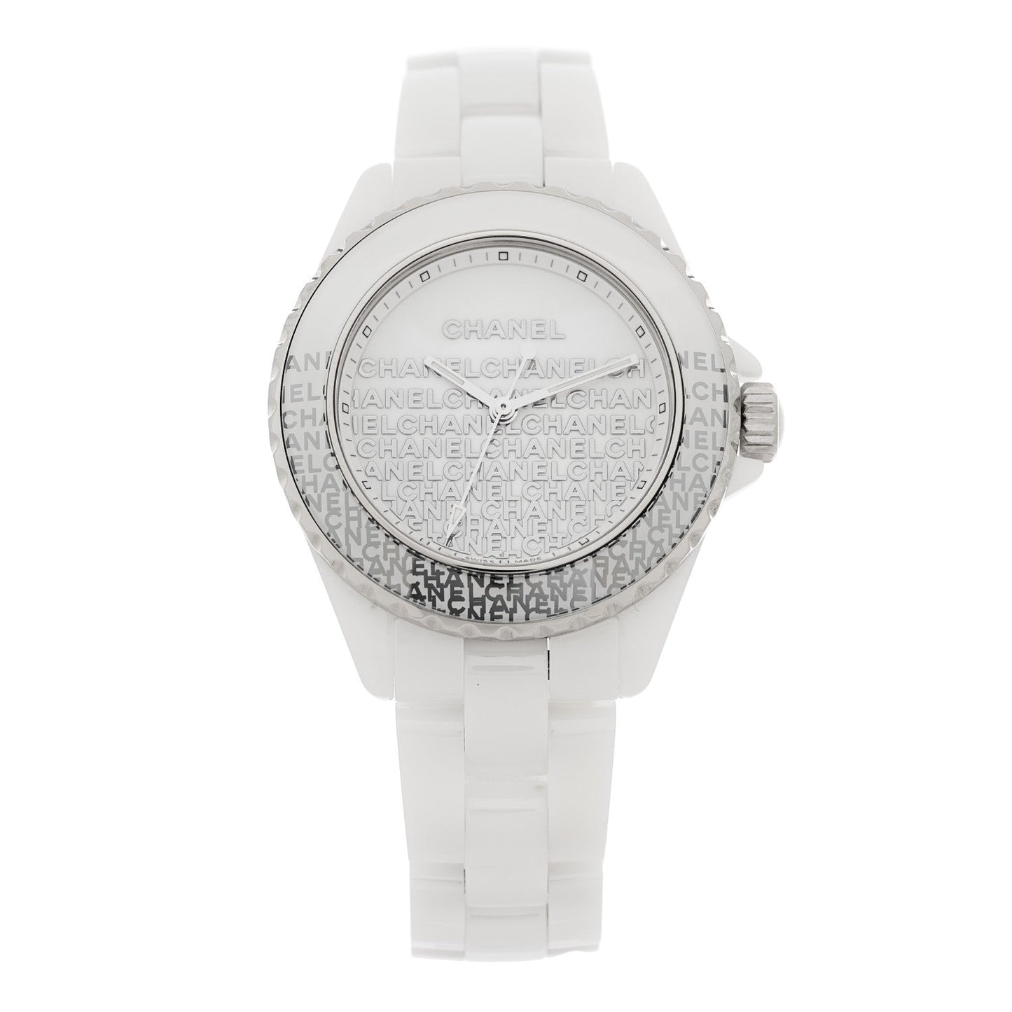 Stainless Steel Ceramic 33mm J12 Wanted de Chanel Limited Edition Automatic Watch White