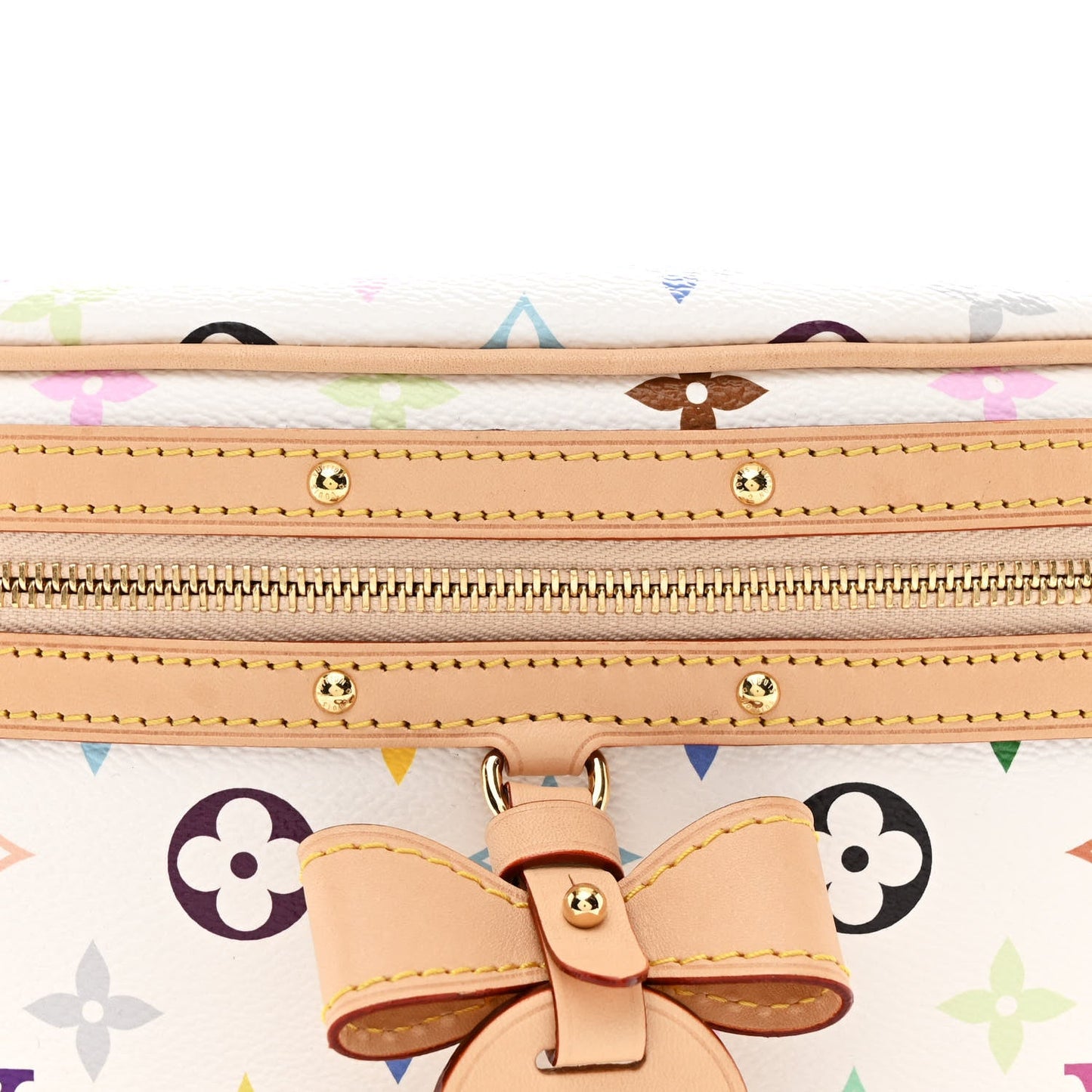 LV X TM Monogram Multicolor High Rise Bumbag White