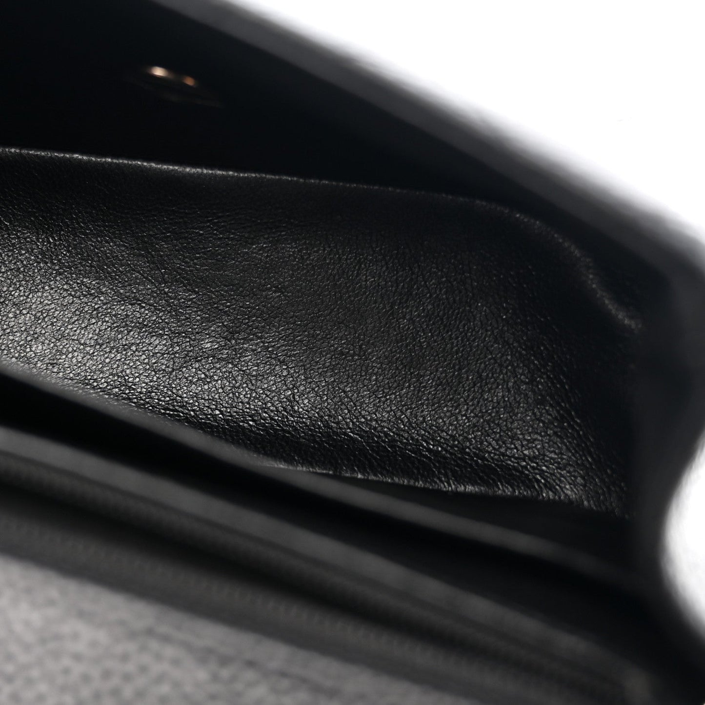 Caviar Quilted Mini Square Flap Black