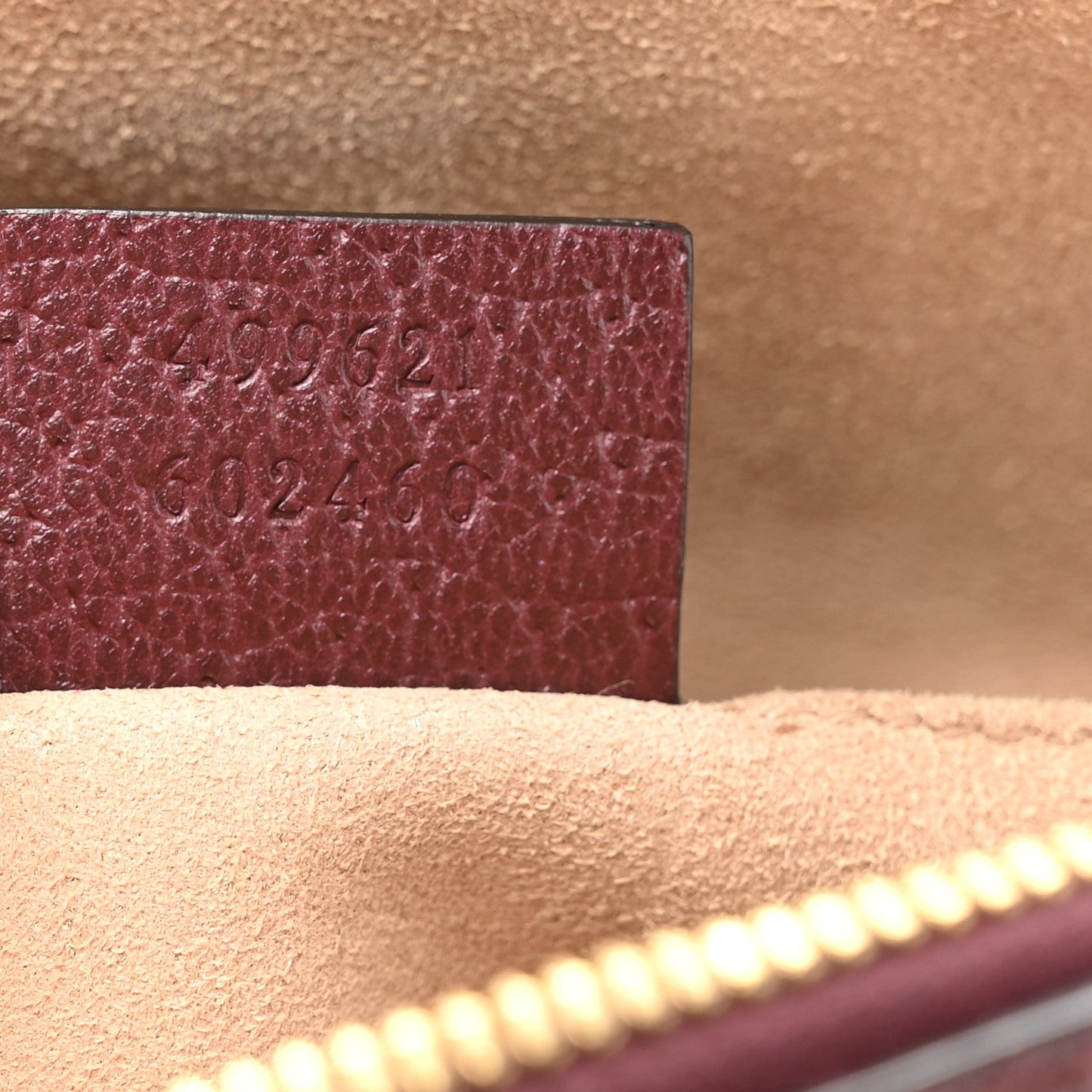 Textured Dollar Calfskin Web Small Ophidia Dome Shoulder Bag Burgundy