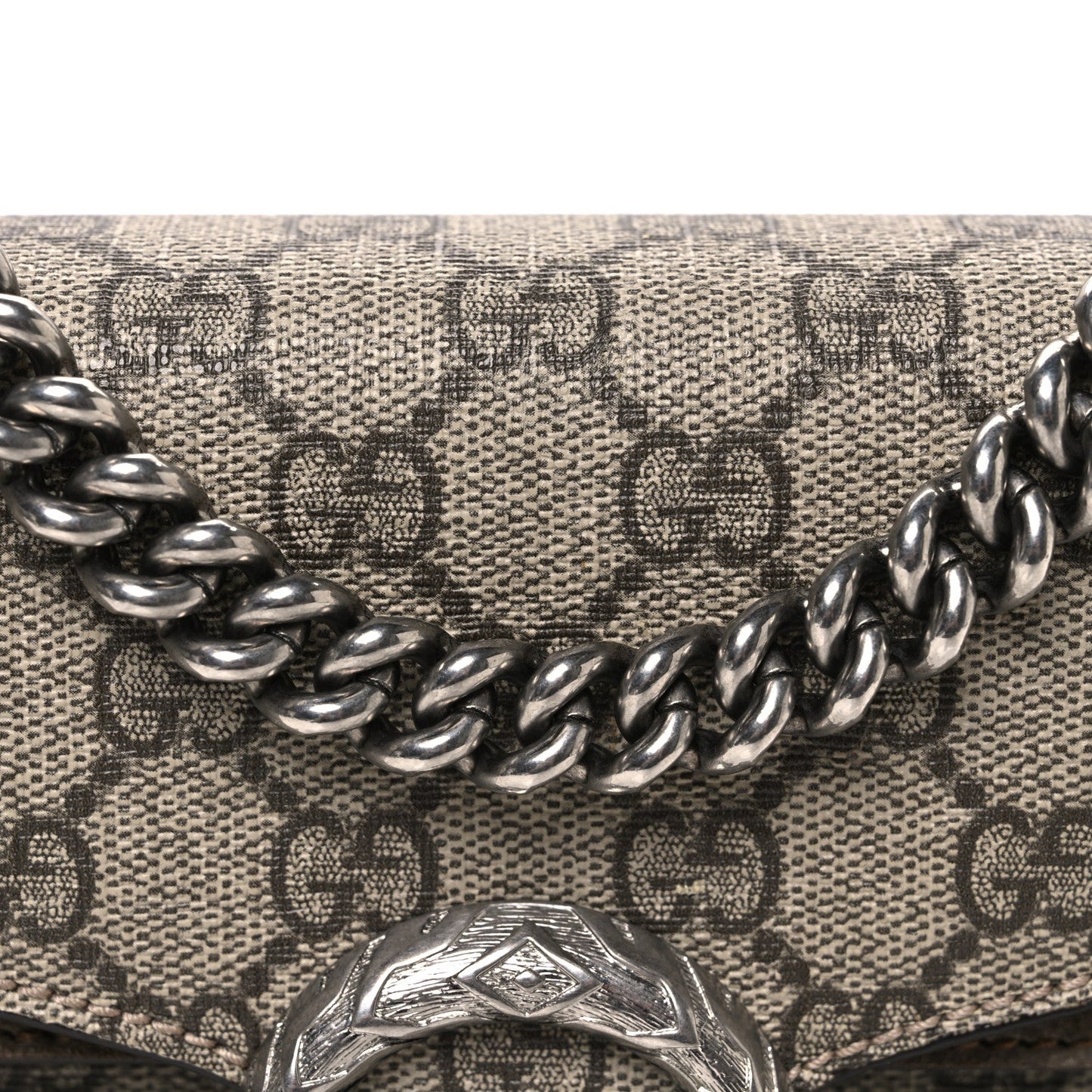 GG Supreme Monogram Mini Dionysus Shoulder Bag Taupe