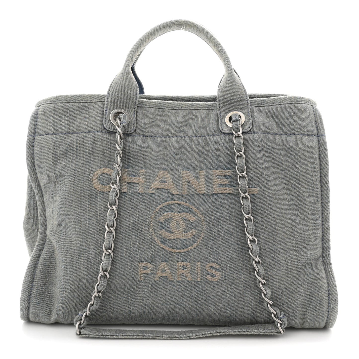 Denim Medium Deauville Tote Light Blue