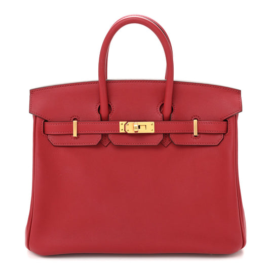 Swift Birkin 25 Rouge Casaque
