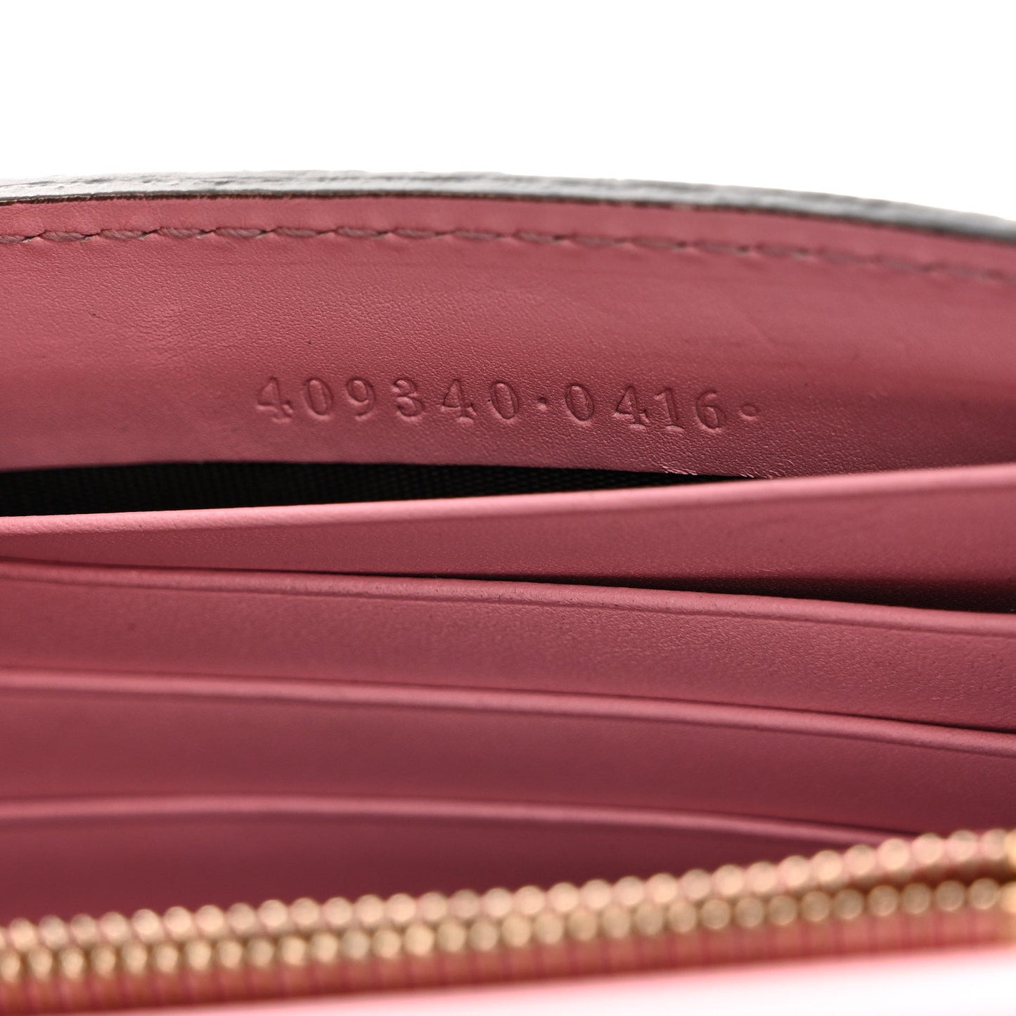 Guccissima Icon Chain Wallet Carmine Rose