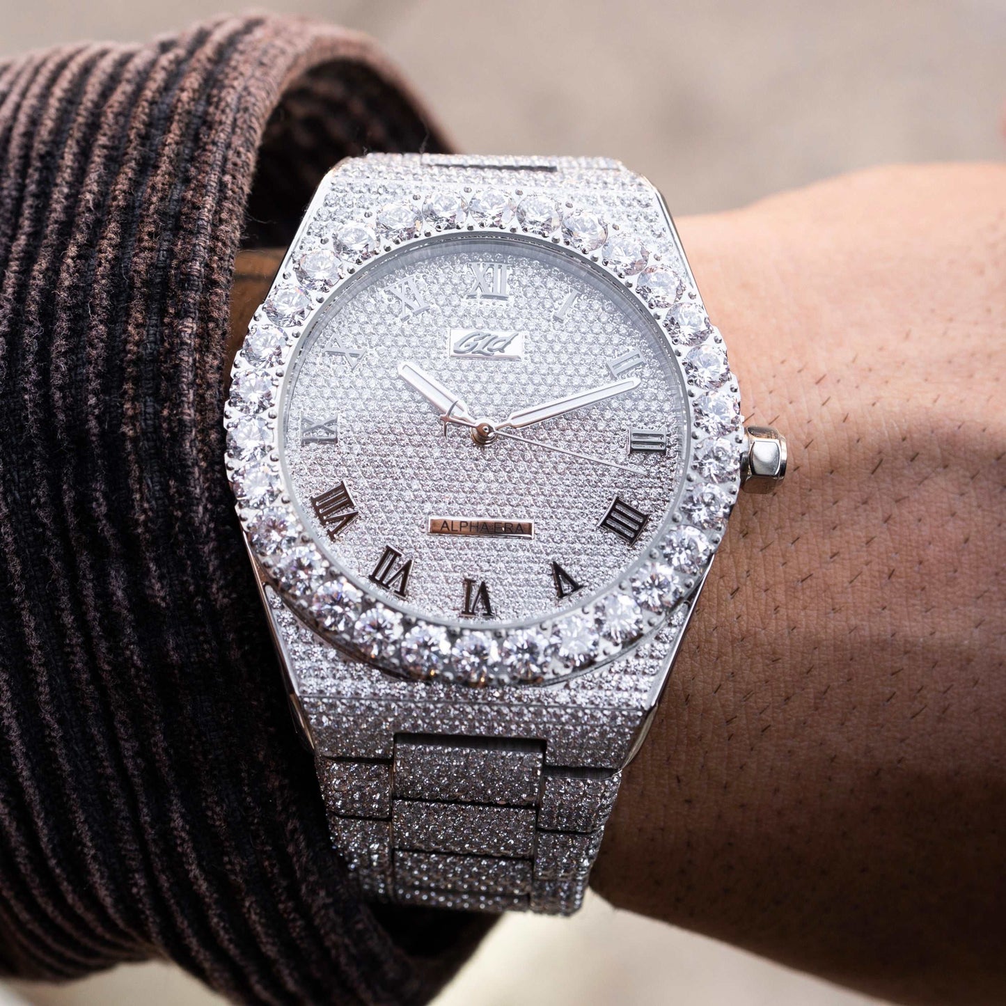 42MM Fully Iced Moissanite Alpha Era? 316