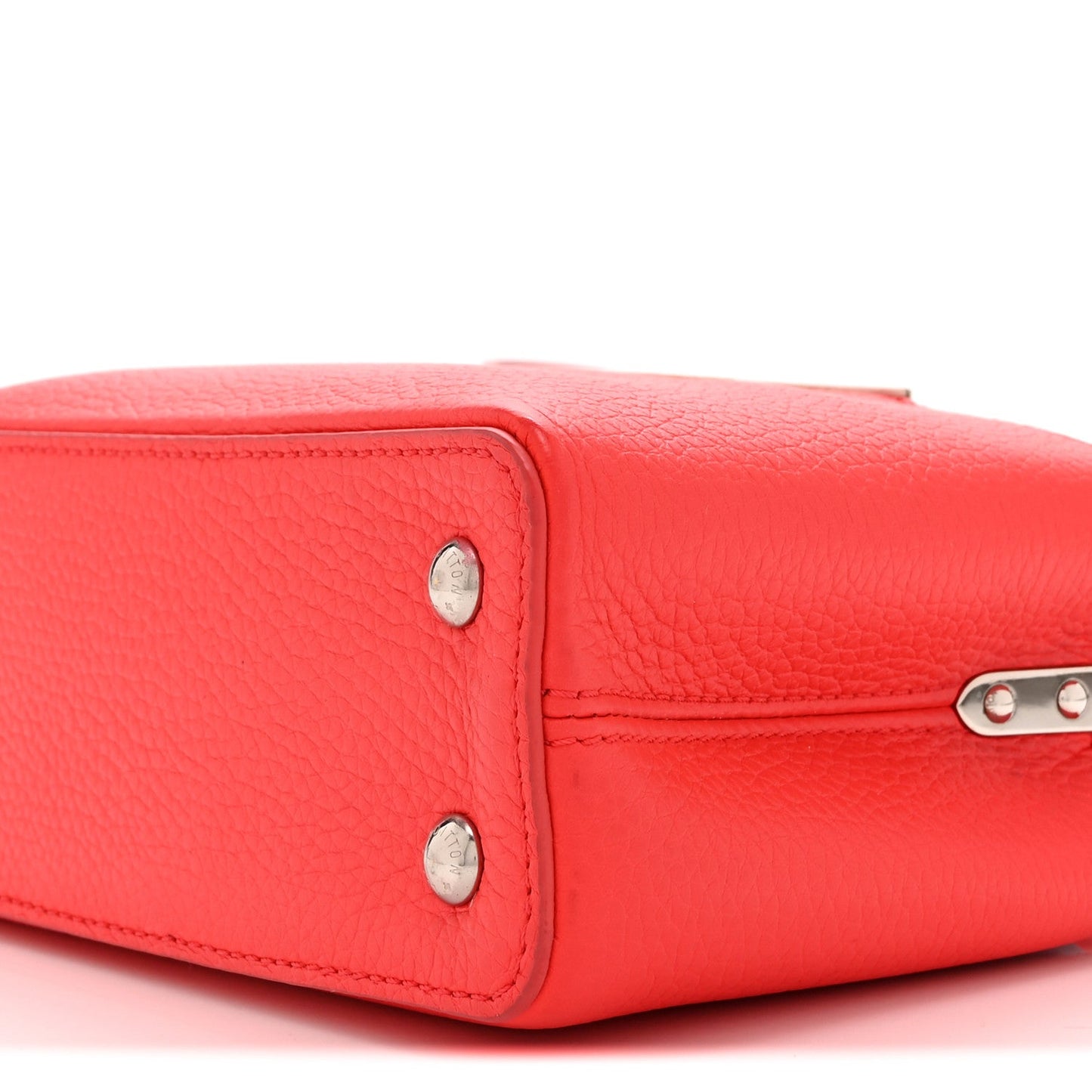 Taurillon Capucines Mini Coral Olympe Blue