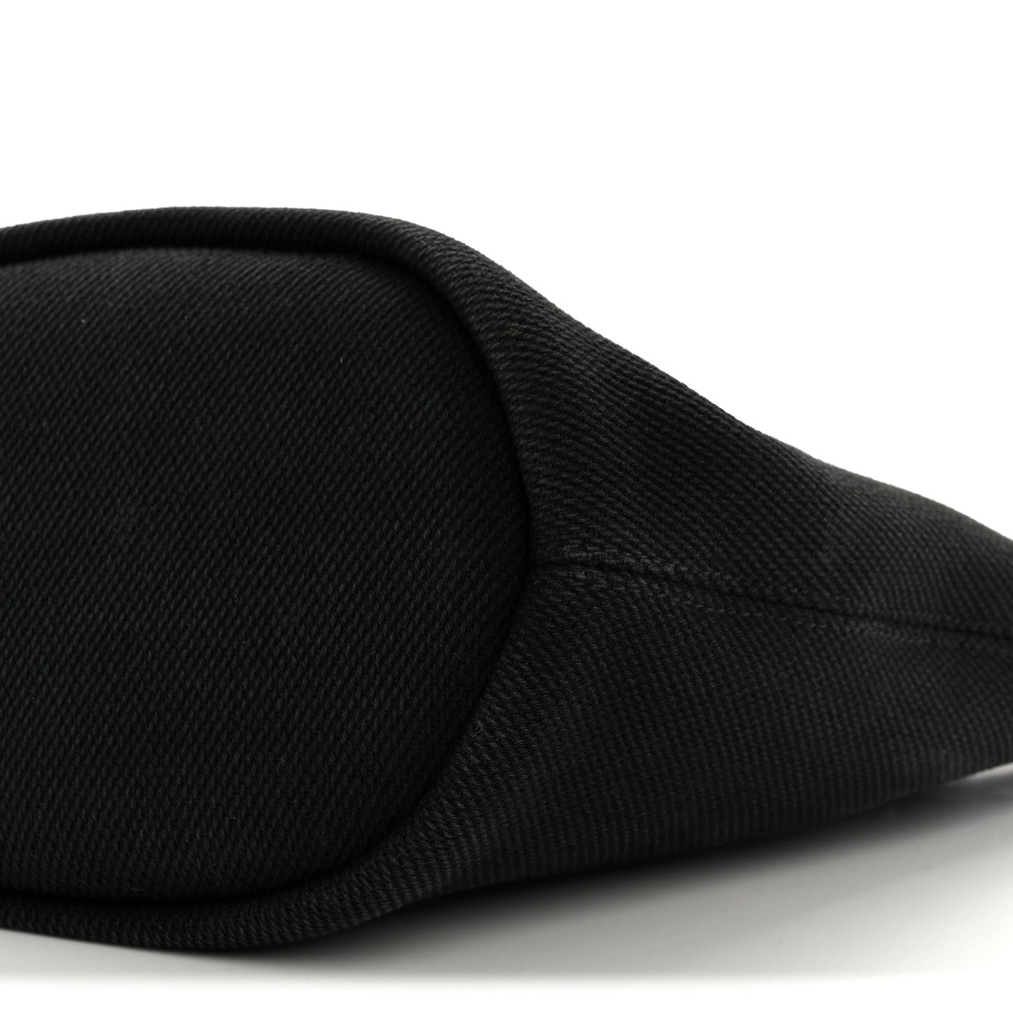 Canvas Deauville Drawstring Bucket Bag Black