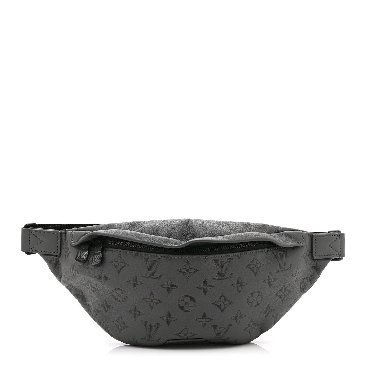 Calfskin Monogram Shadow Discovery Bumbag PM Gray