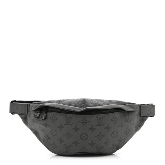 Calfskin Monogram Shadow Discovery Bumbag PM Gray