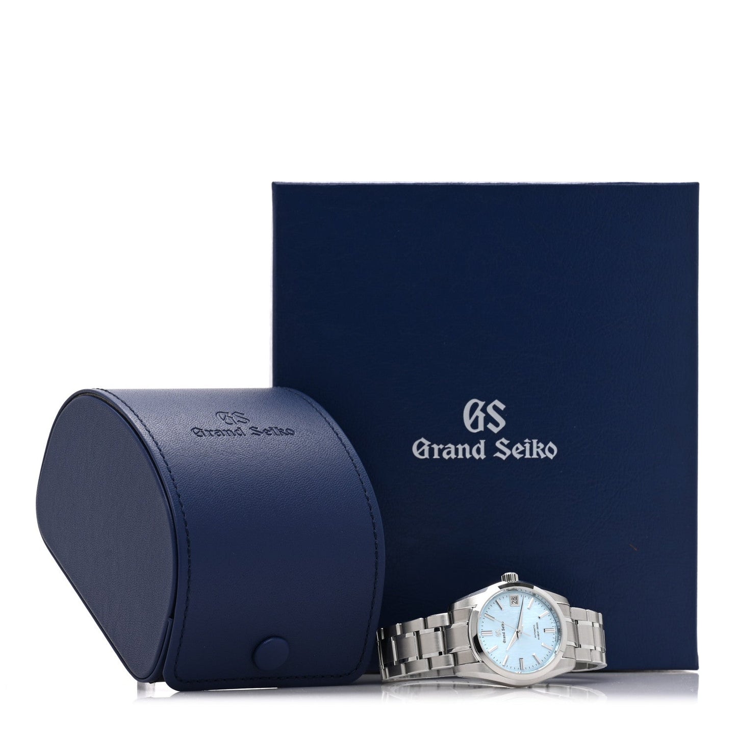 Stainless Steel 38mm Heritage Collection Automatic Watch Blue SBGH347G