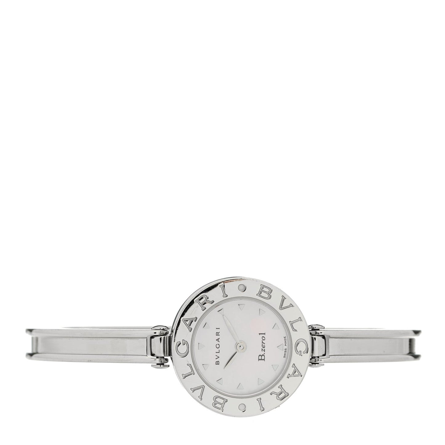 Stainless Steel Pink Mother of Pearl 22mm B.zero1 Quartz Watch