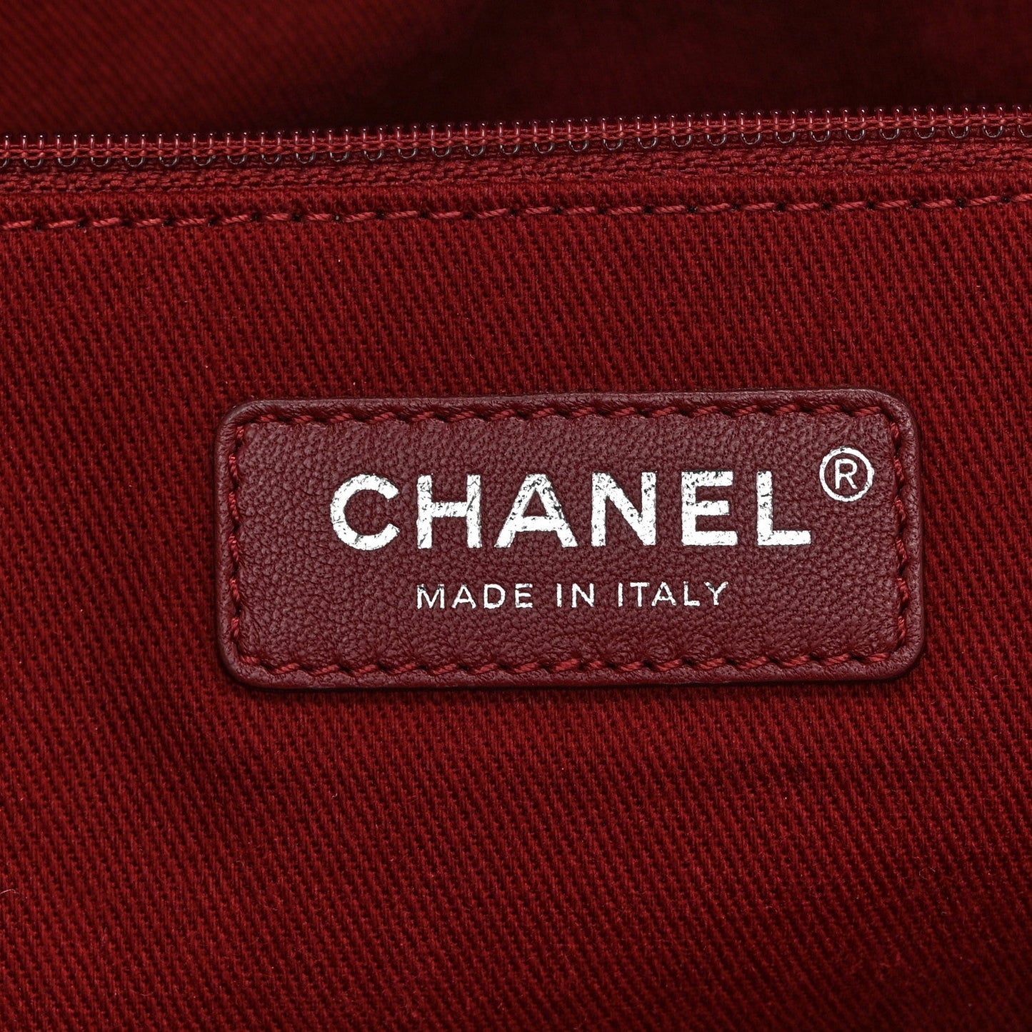 Canvas Small Deauville Tote Red