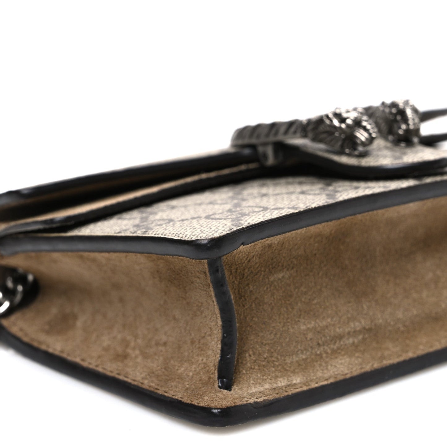 GG Supreme Monogram Super Mini Dionysus Shoulder Bag Taupe