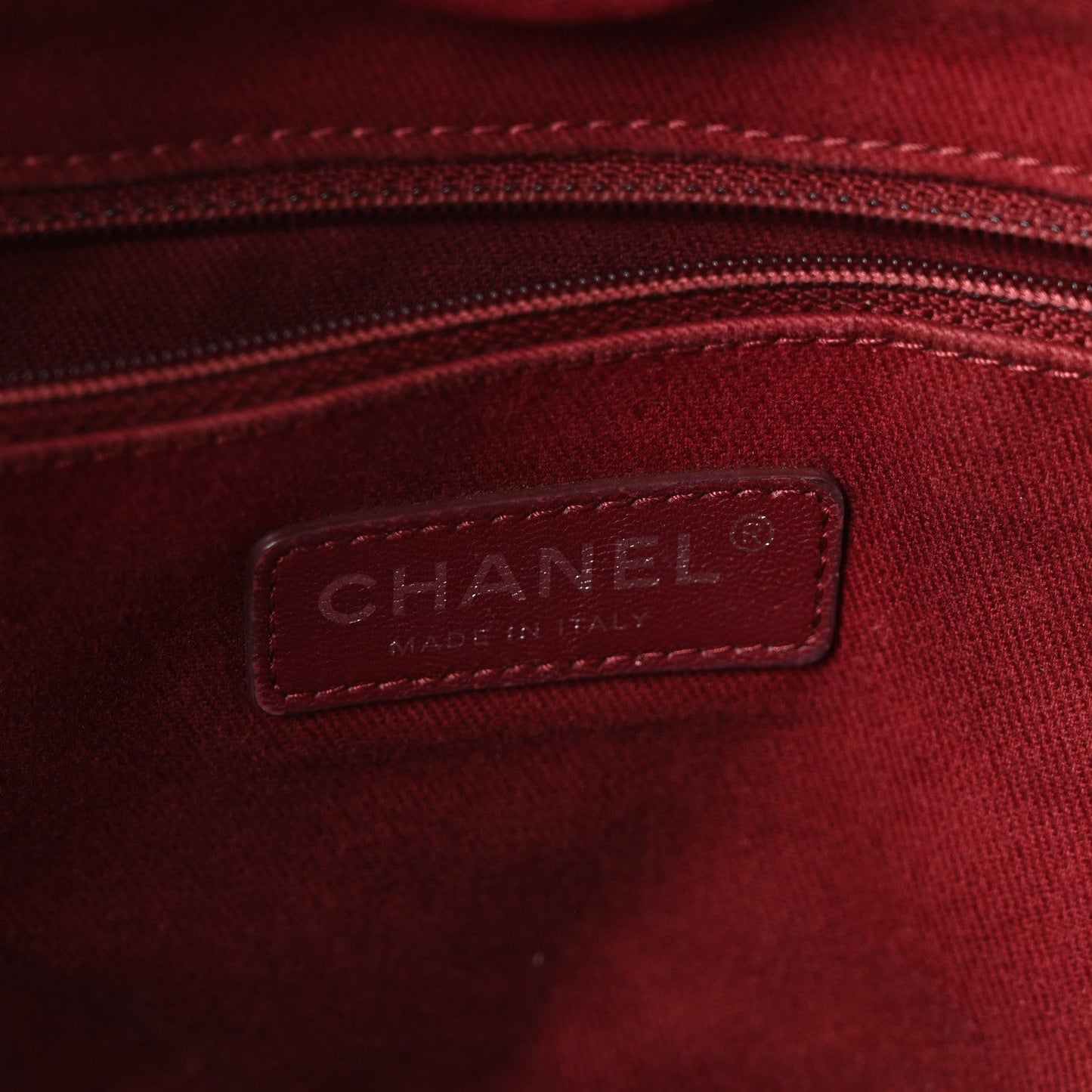 Canvas Small Deauville Tote Red