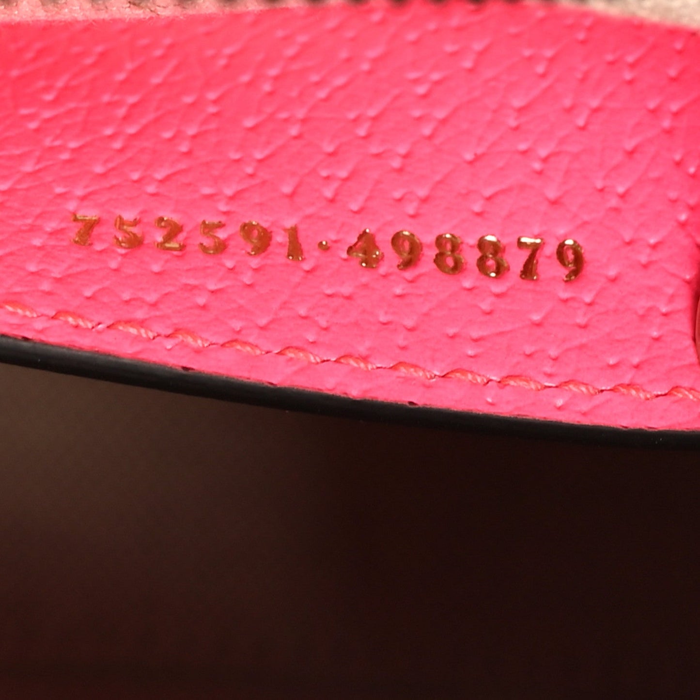 GG Supreme Monogram Textured Dollar Calfskin Web Ophidia Small Crossbody Bag Beige Ebony Fuchsia