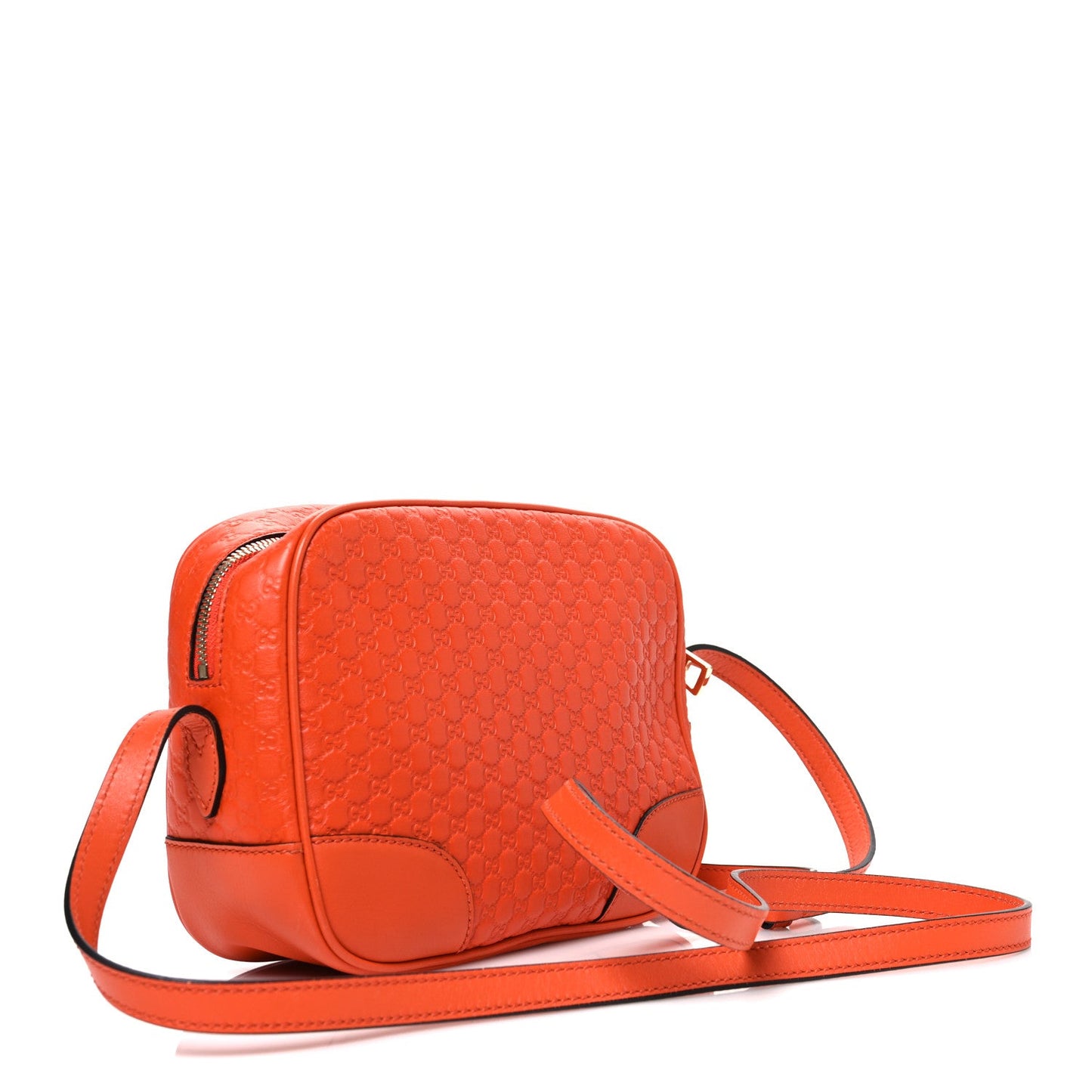 Soft Microguccissima Mini Bree Messenger Bag Sun Orange
