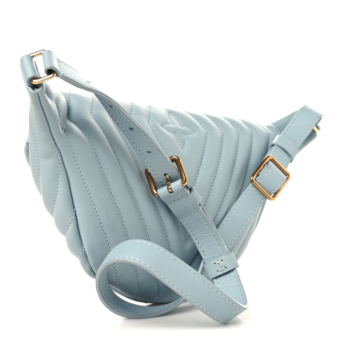 Calfskin New Wave Bumbag Porcelain Blue