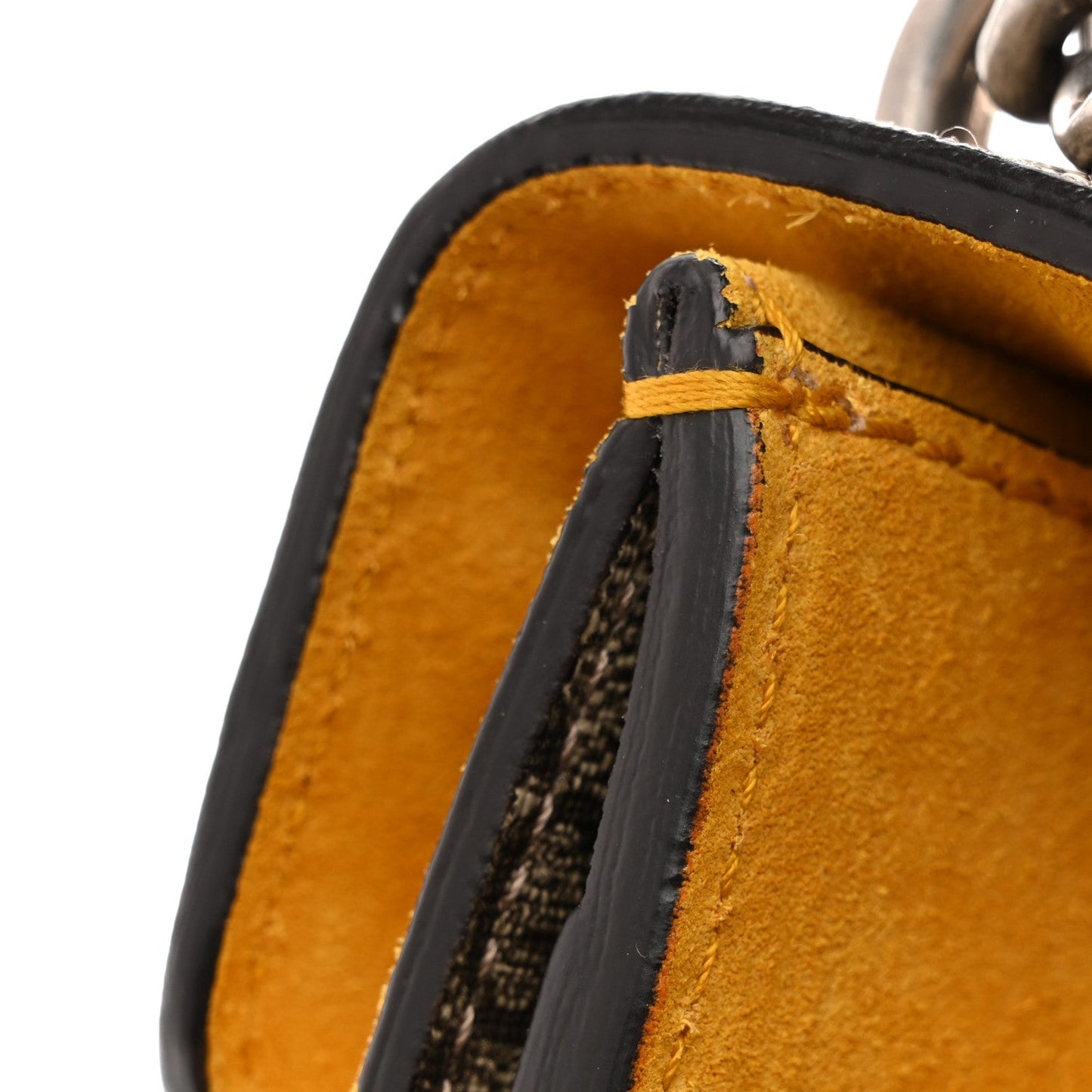 GG Supreme Monogram Mini Dionysus Shoulder Bag Yellow