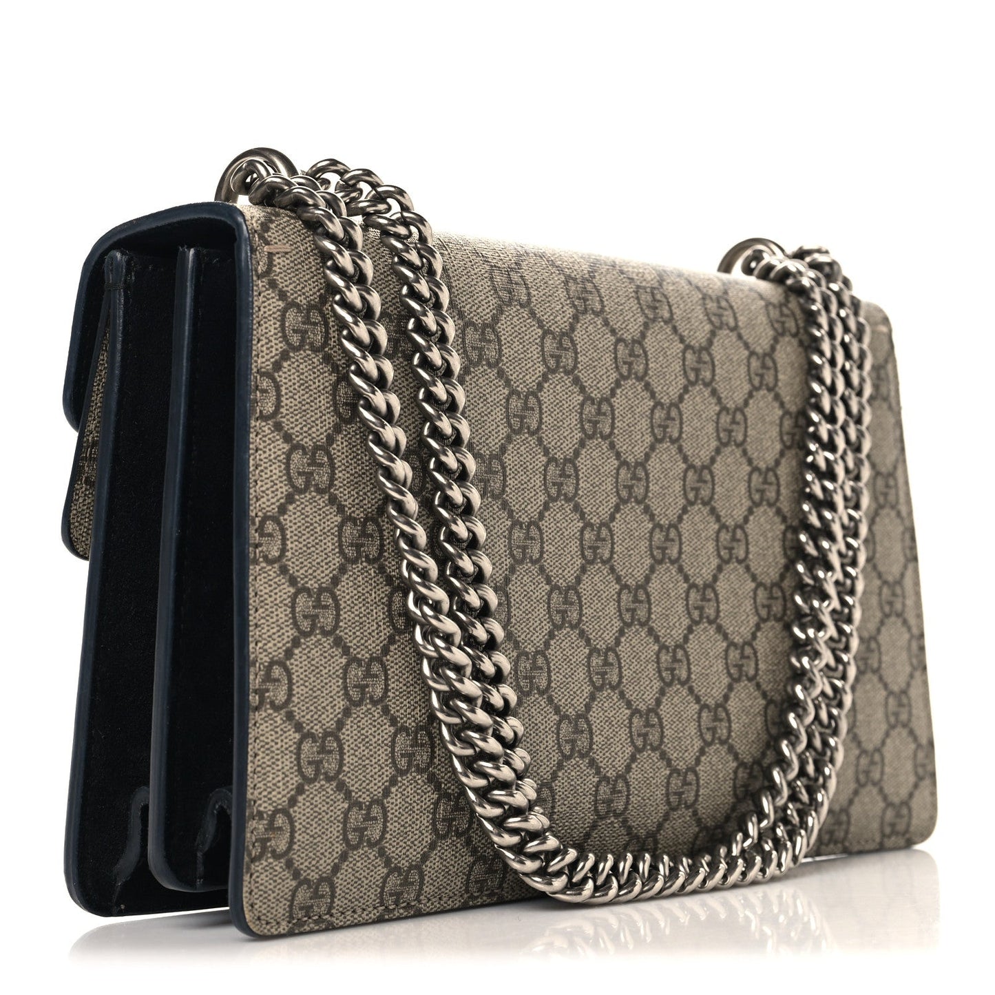 GG Supreme Monogram Small Dionysus Shoulder Bag Black
