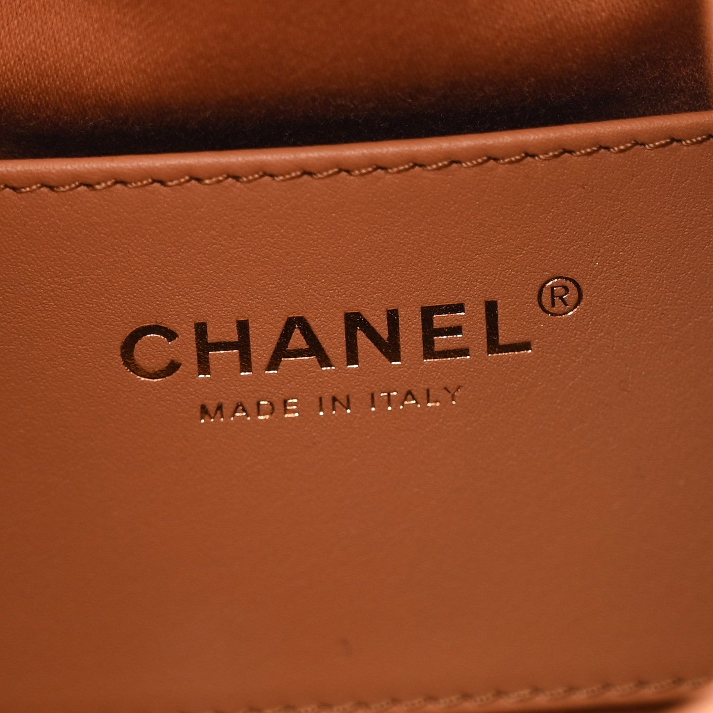 Caviar Quilted Small Chanel 25 Handbag Brown