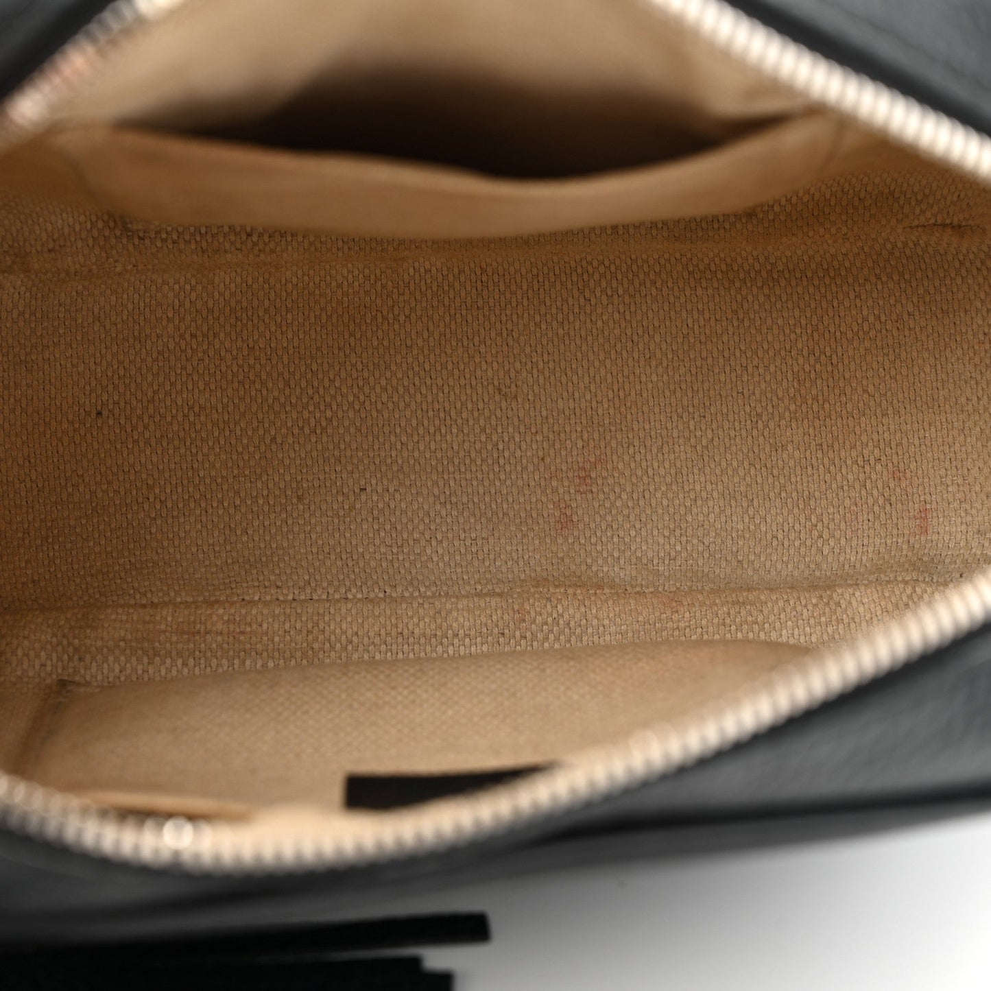 Pebbled Calfskin Small Soho Disco Bag Black