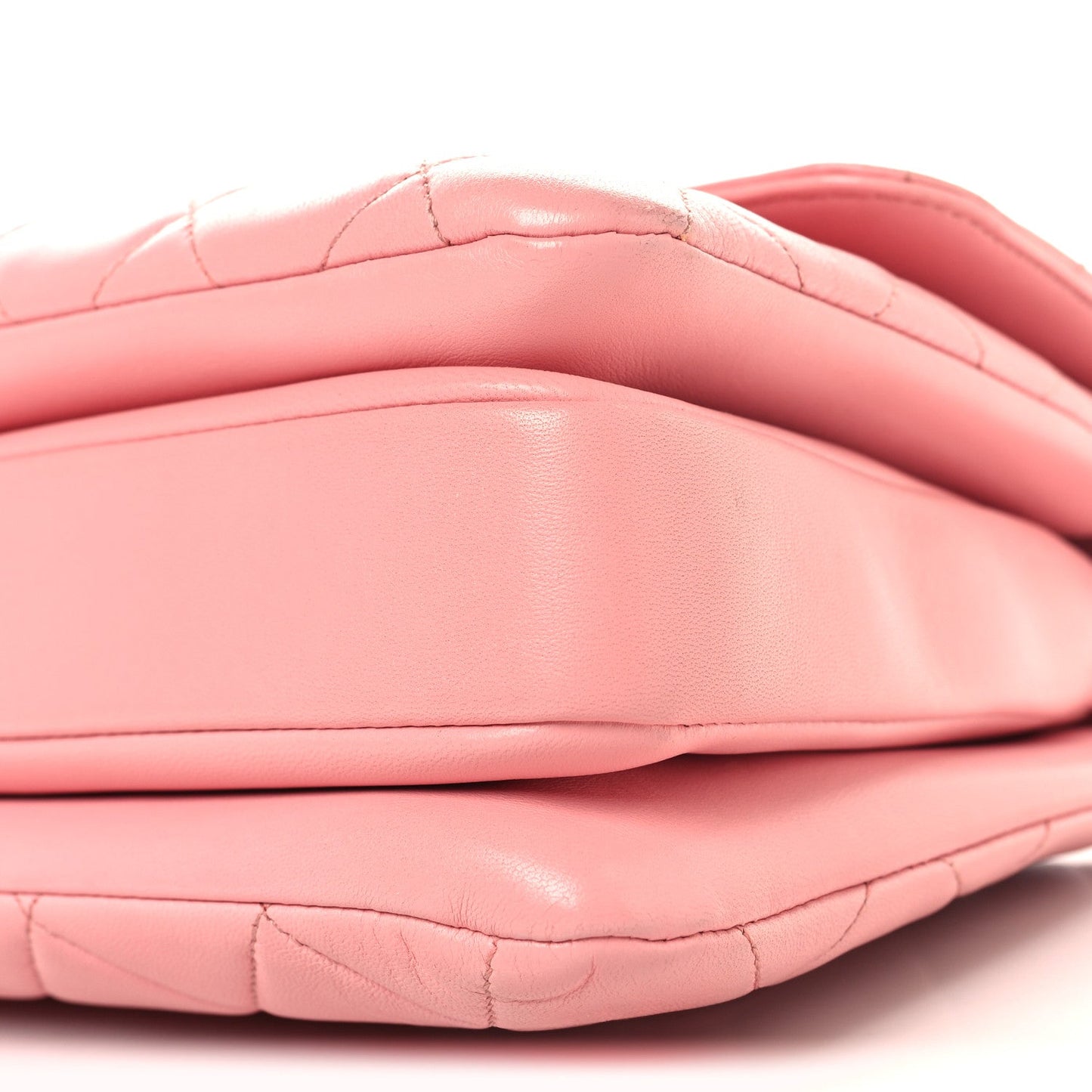 Lambskin Quilted Medium Trendy CC Flap Dual Handle Bag Pink