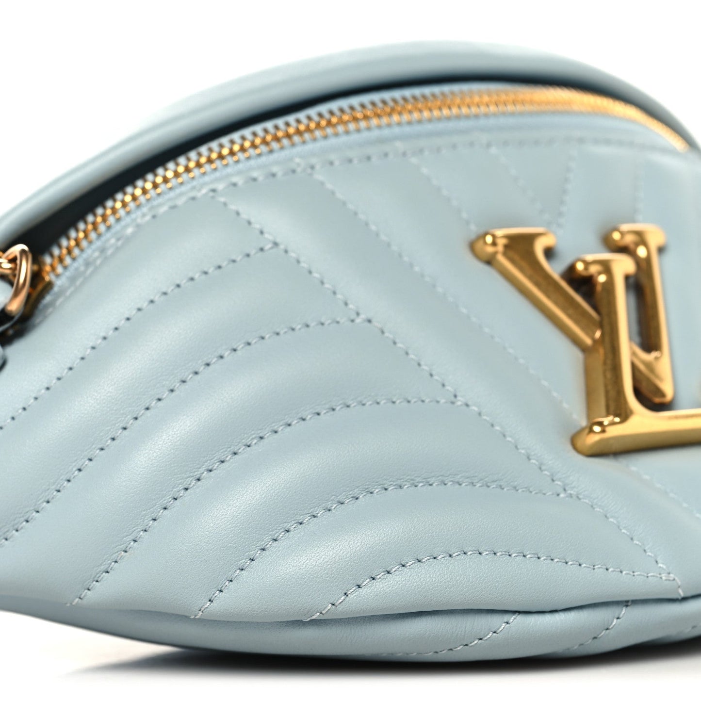 Calfskin New Wave Bumbag Porcelain Blue