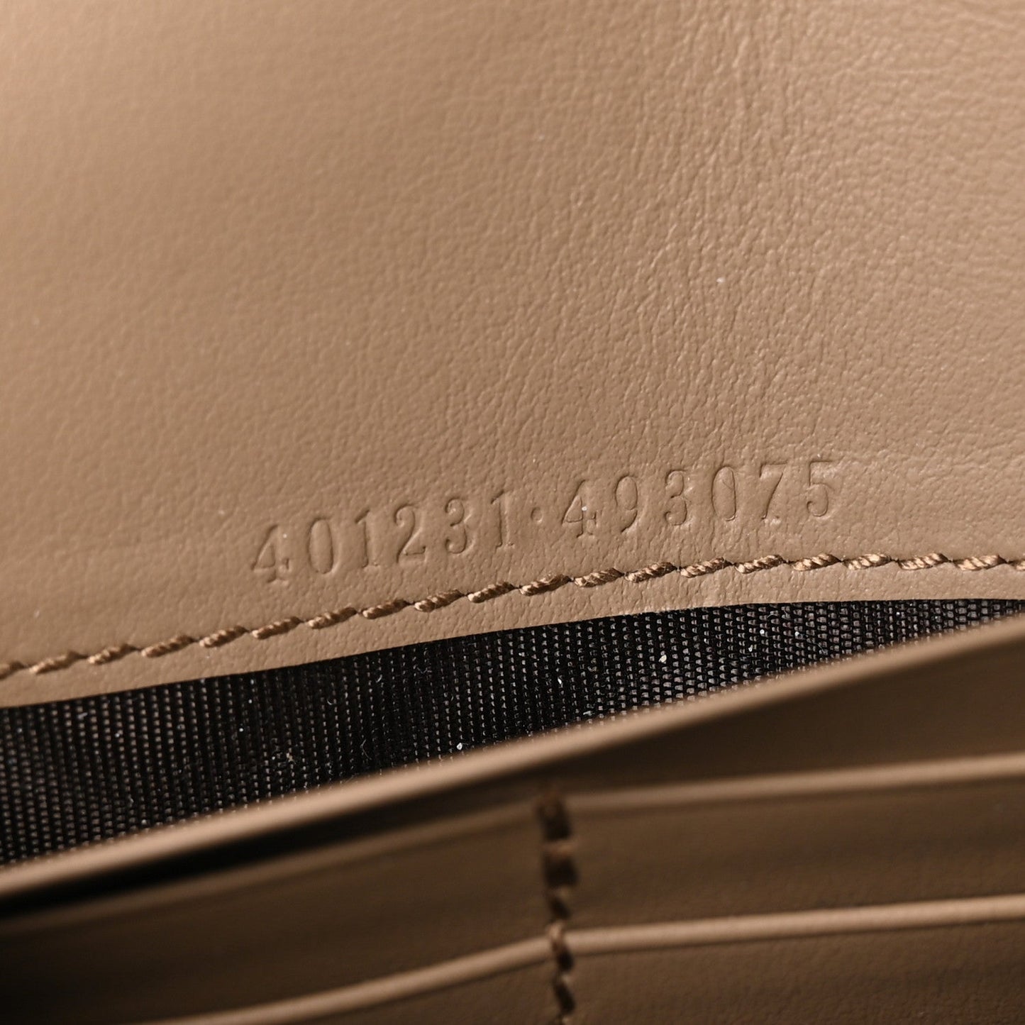 GG Supreme Monogram Mini Dionysus Chain Wallet Beige Taupe