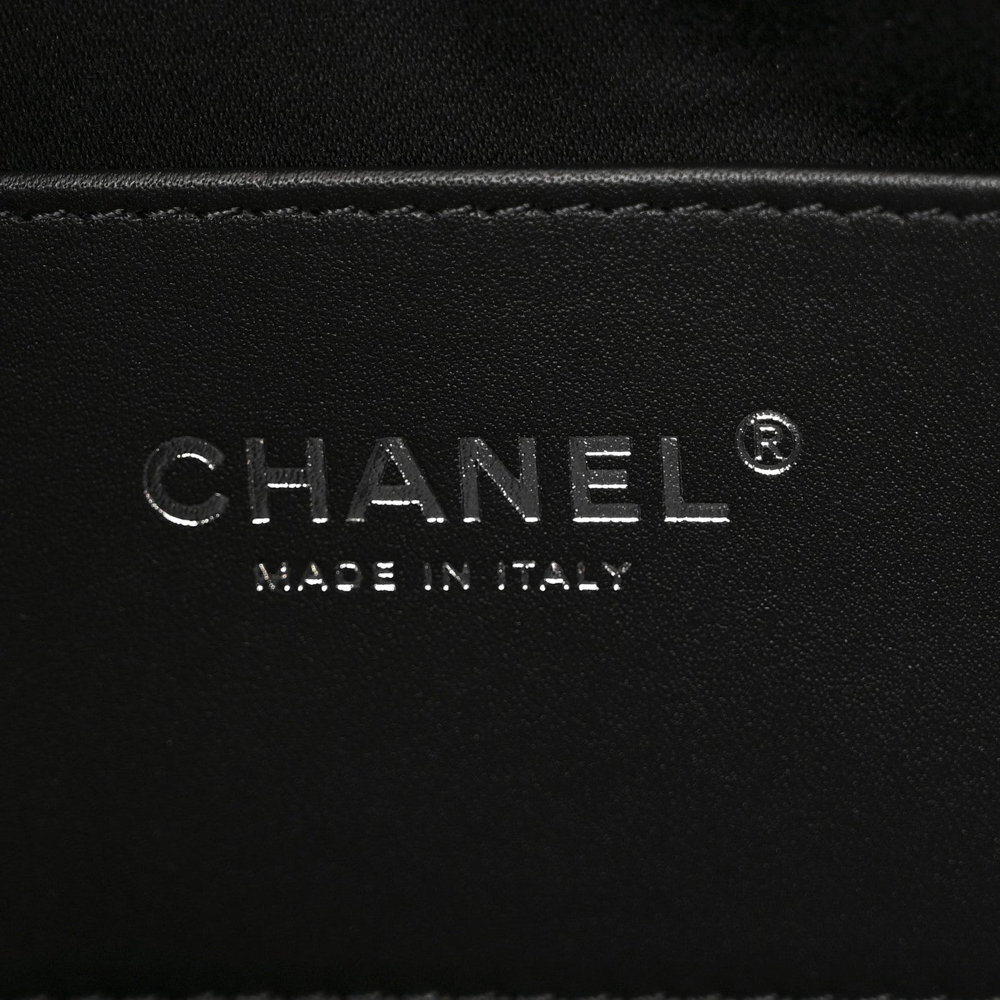 Shiny Crumpled Quilted Mini Chanel 25 Handbag Black