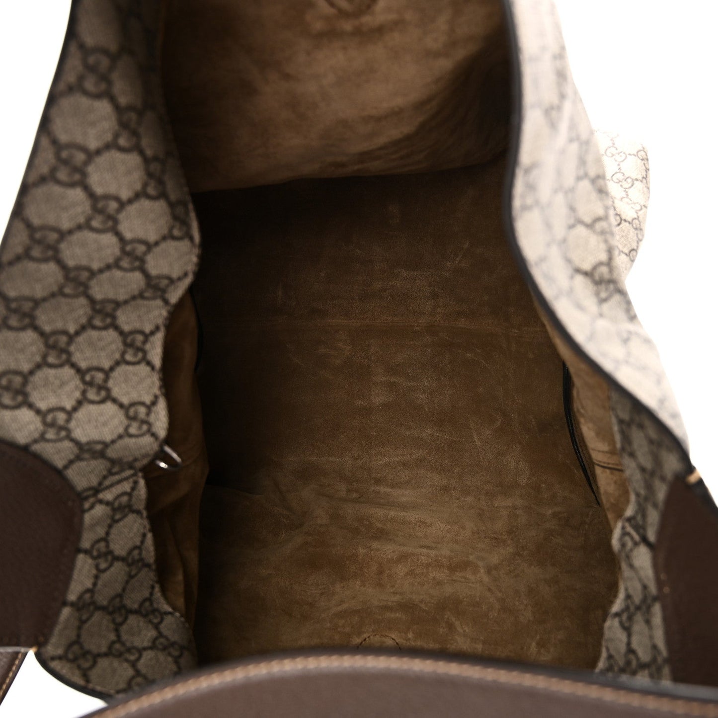 Tender GG Supreme Monogram Textured Dollar Calfskin Web Medium Jackie 1961 Crossbody Bag Beige Ebony New Acero
