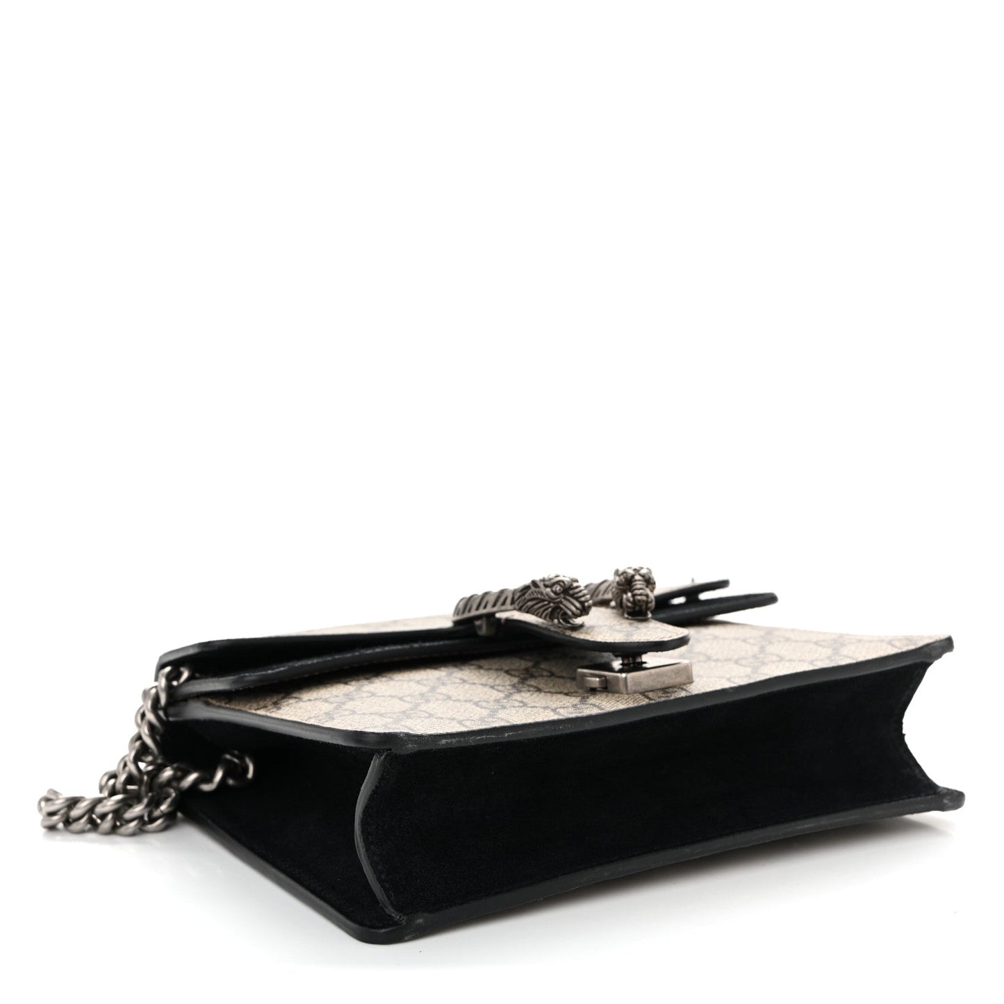 GG Supreme Monogram Mini Dionysus Shoulder Bag Black