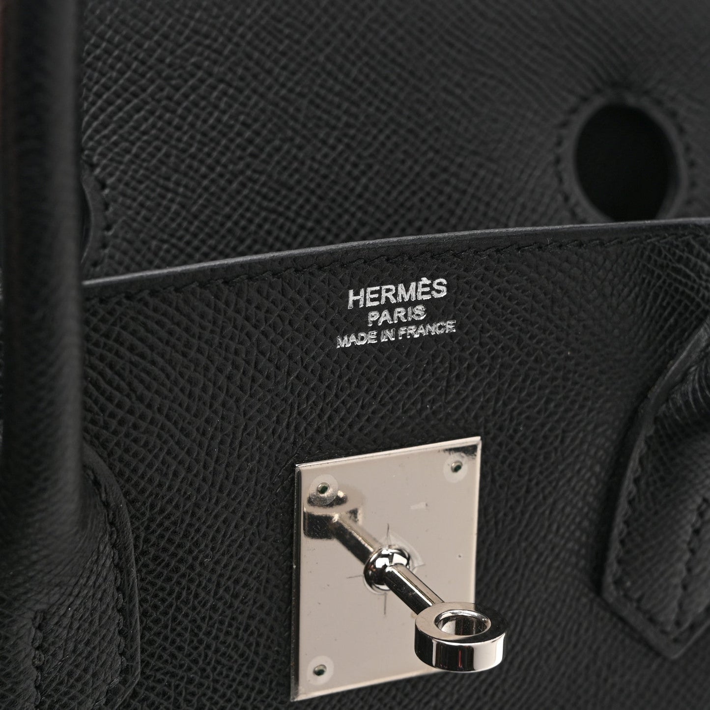 Epsom Birkin 30 Black