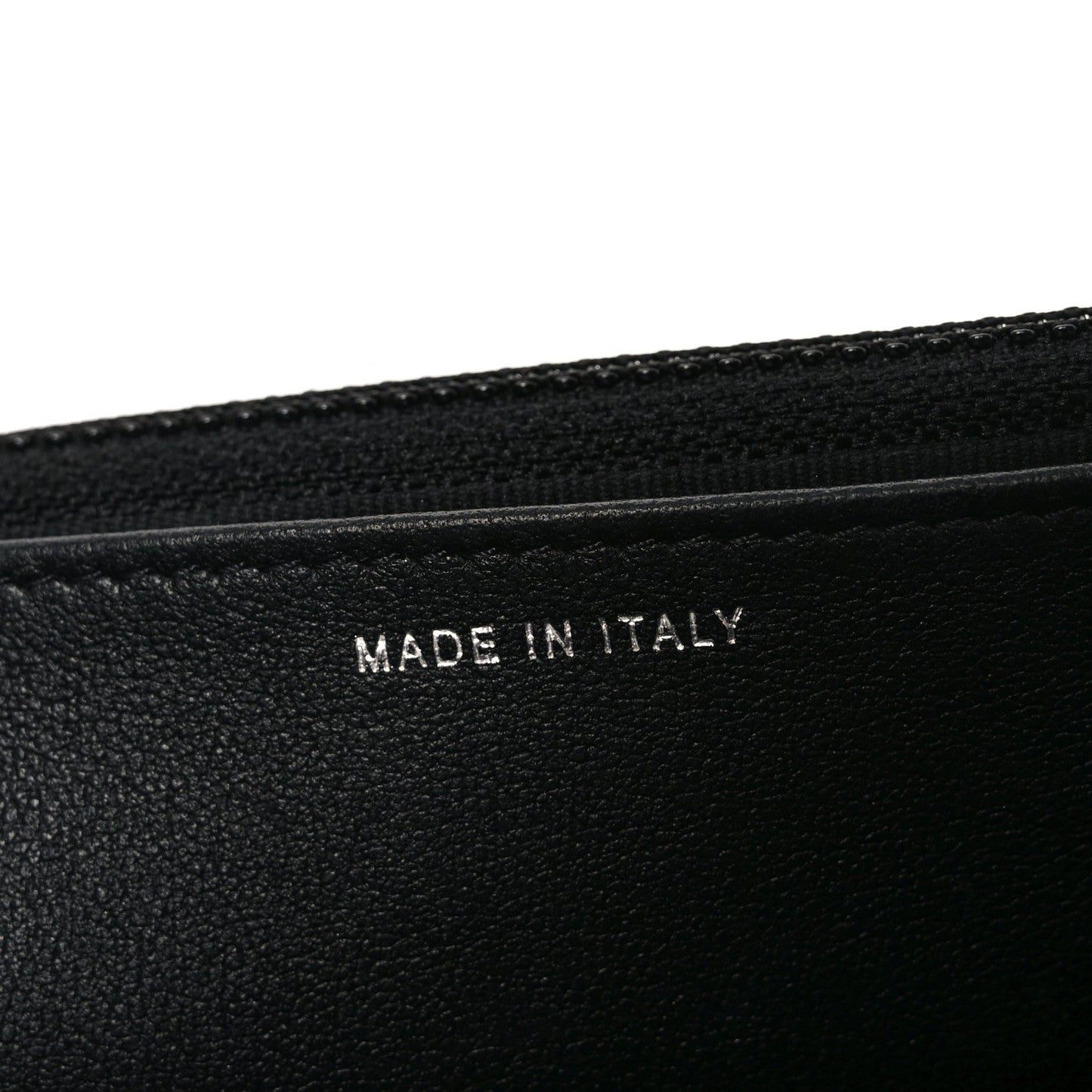 Lambskin Quilted Trendy CC Wallet On Chain WOC So Black