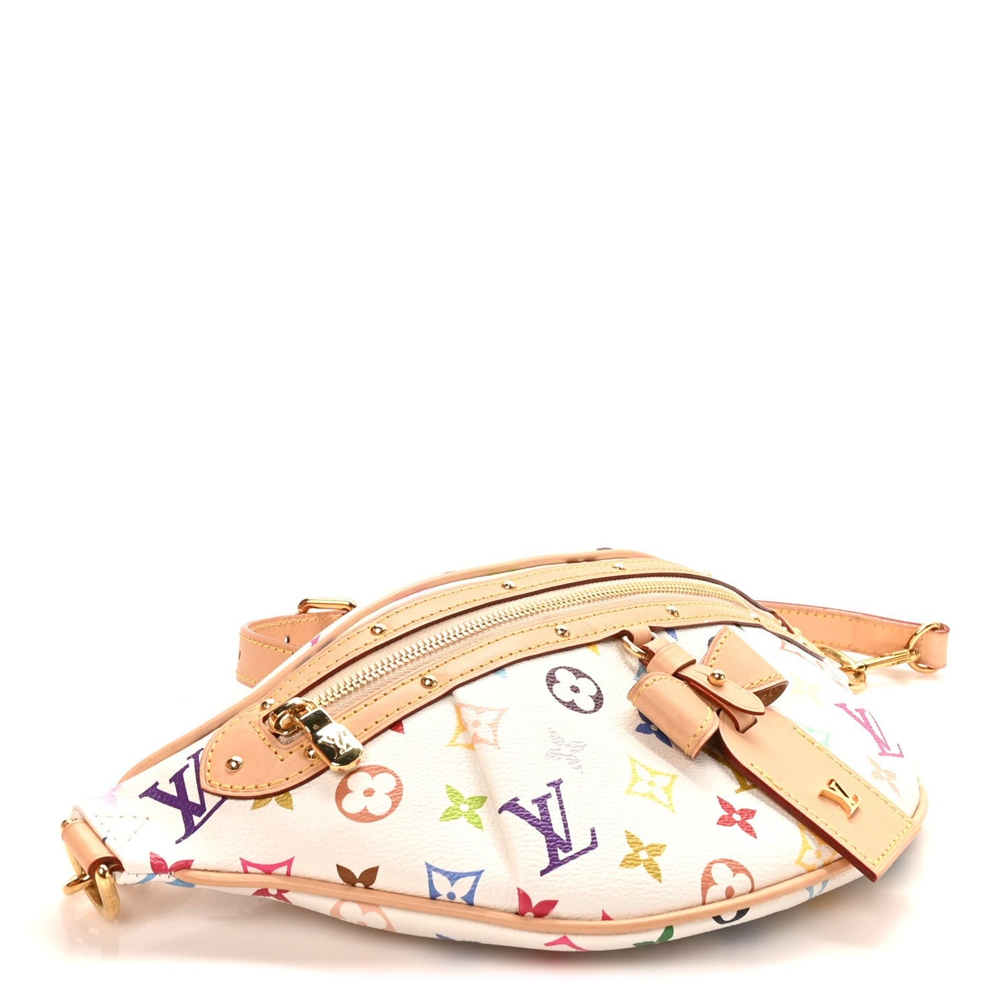 LV X TM Monogram Multicolor High Rise Bumbag White