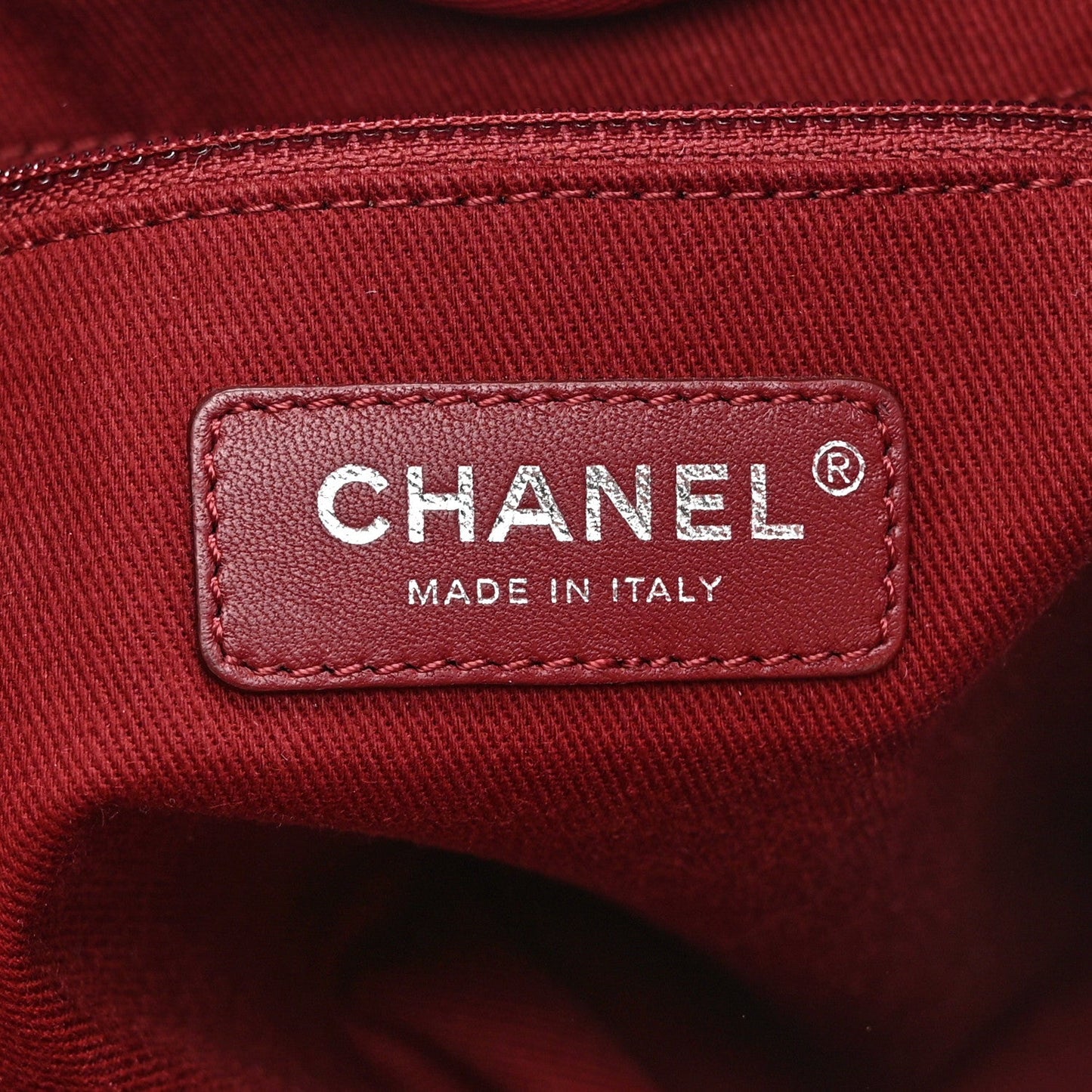 Canvas Mini Deauville Tote Red