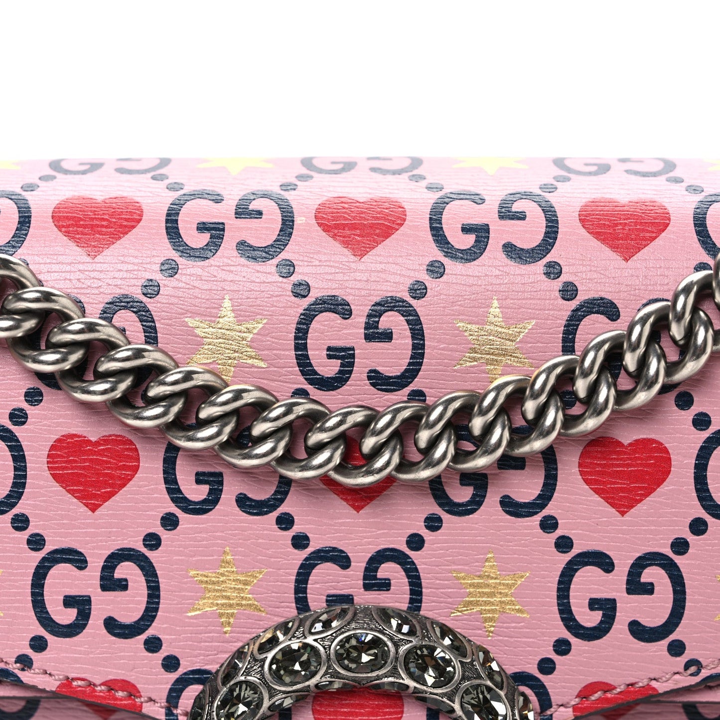 Calfskin Valentine's Day Exclusive Small Dionysus Bag Pink