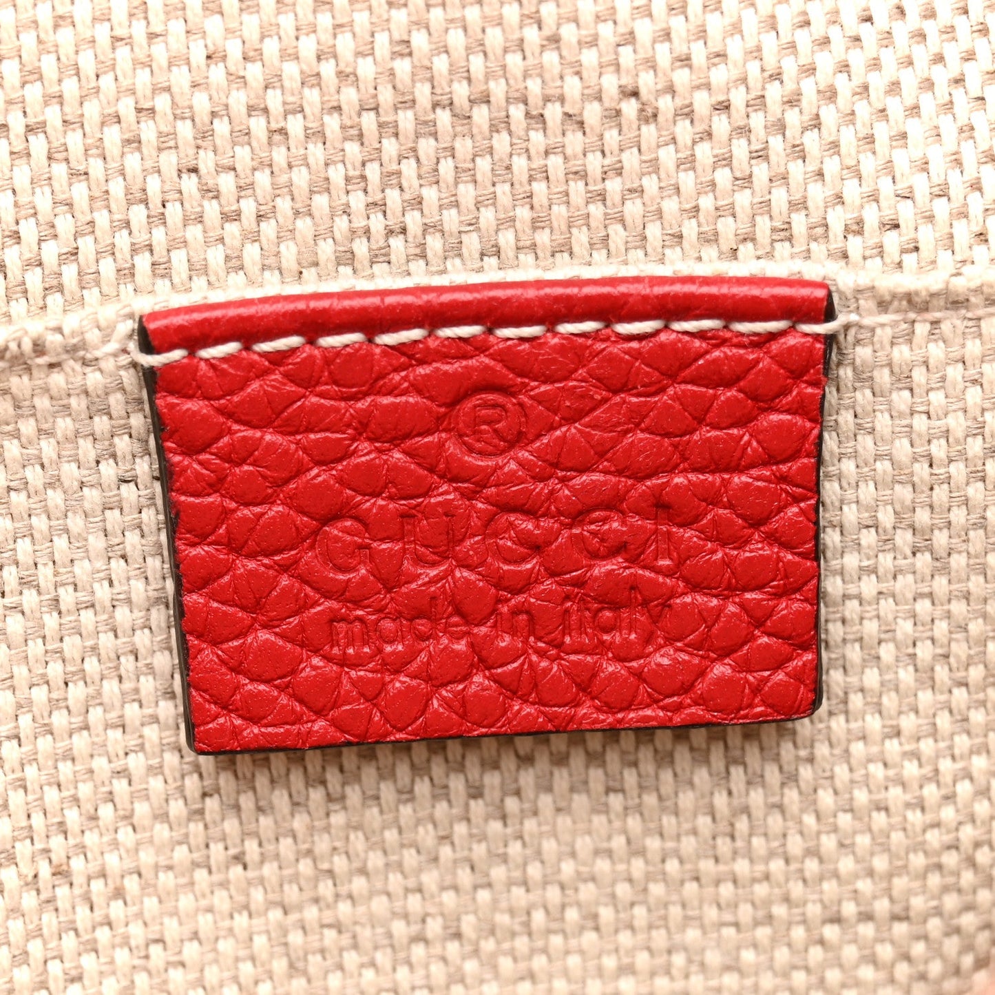 Pebbled Calfskin Small Soho Disco Bag Tabasco Red