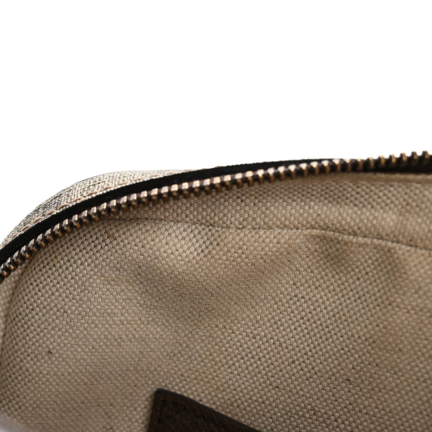 GG Supreme Monogram Web Small Ophidia Top Handle Shoulder Bag Brown